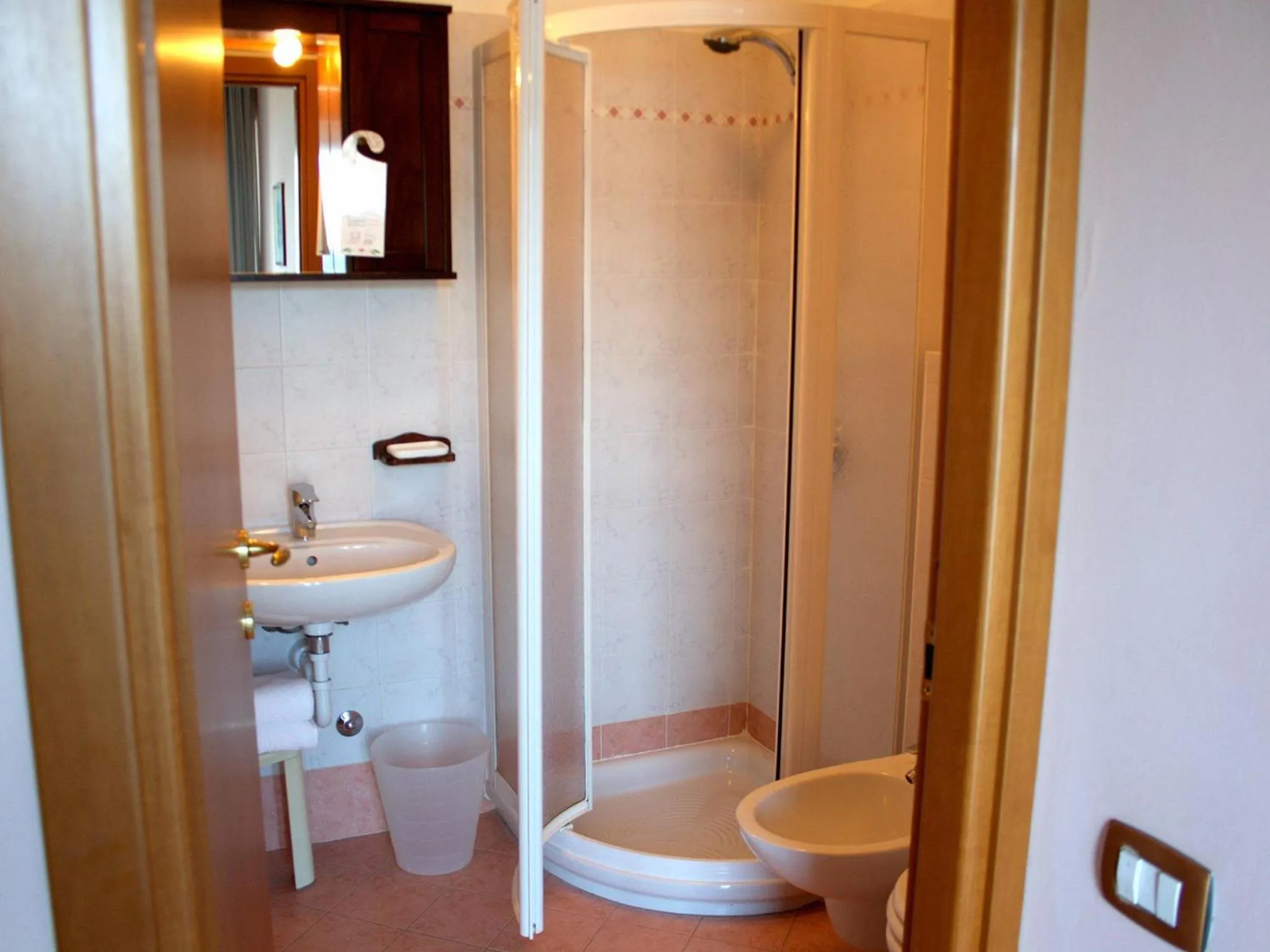 Shower in Hotel Menapace