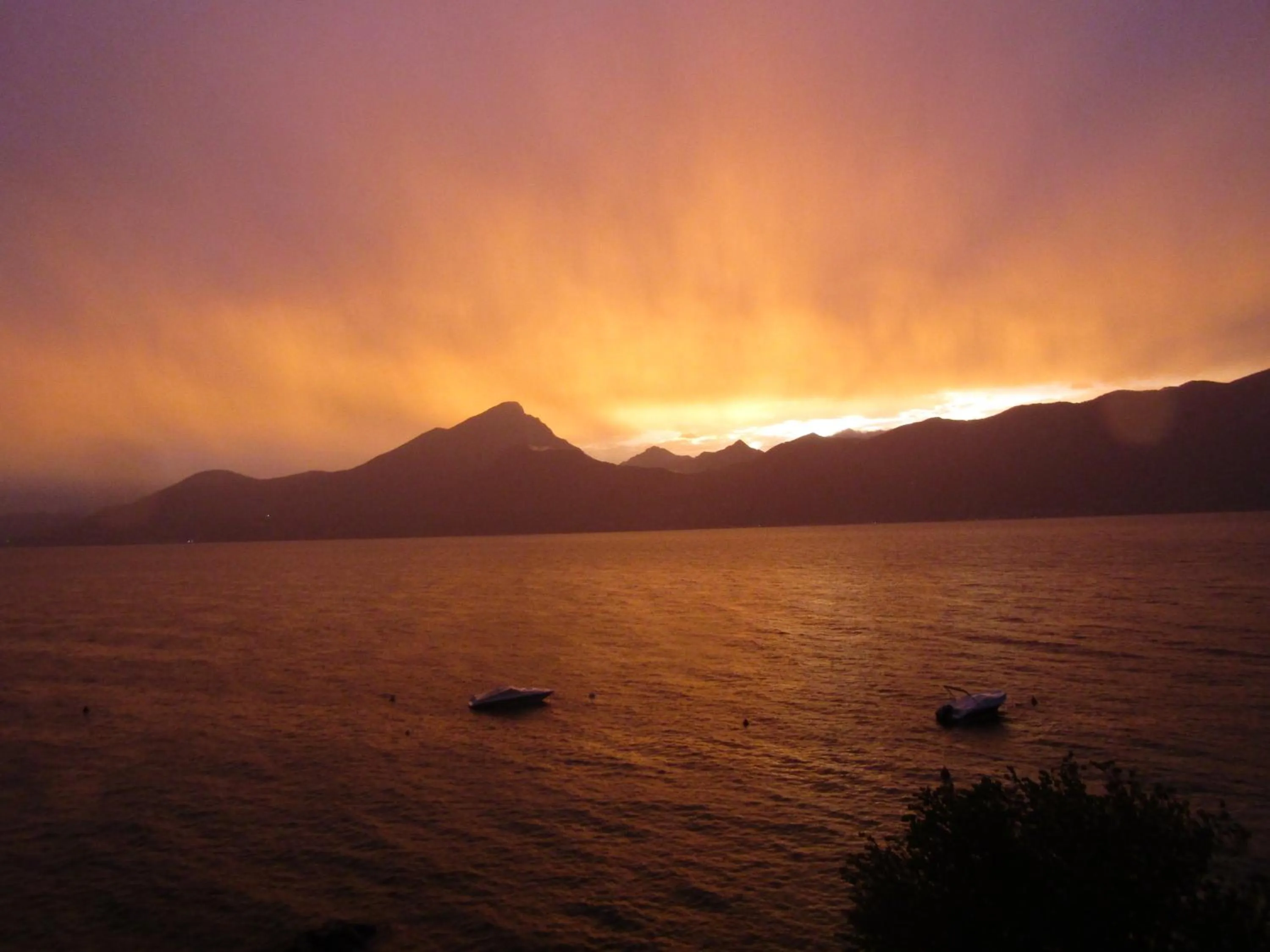 Lake view in Hotel Menapace