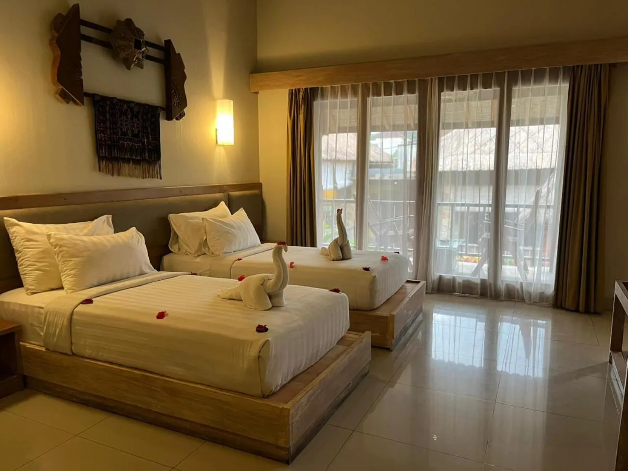 Bed in Tetirah Boutique Hotel