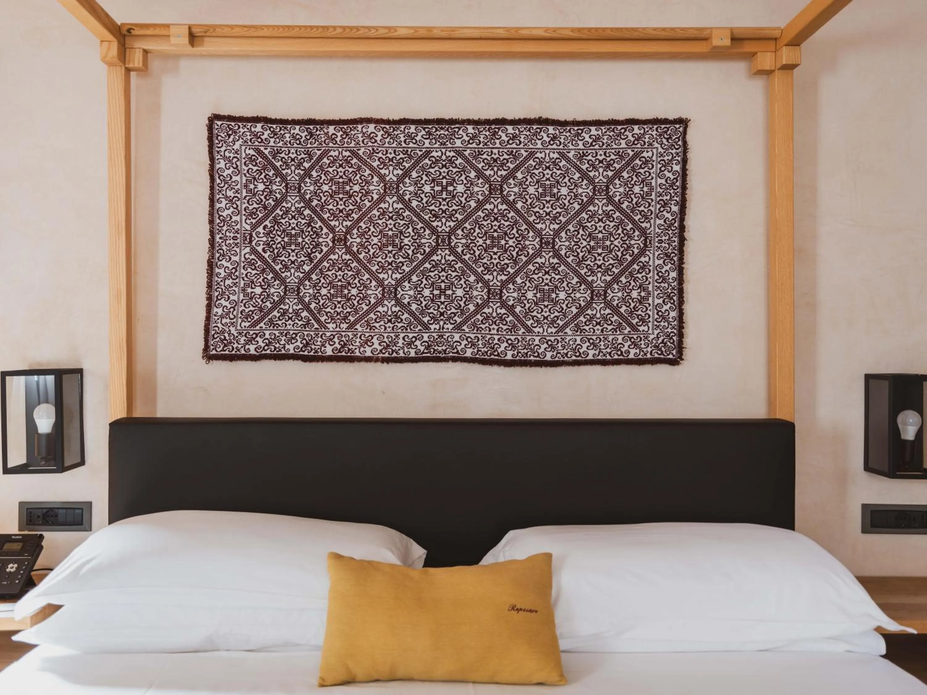 Bed in Tramas Hotel & Spa