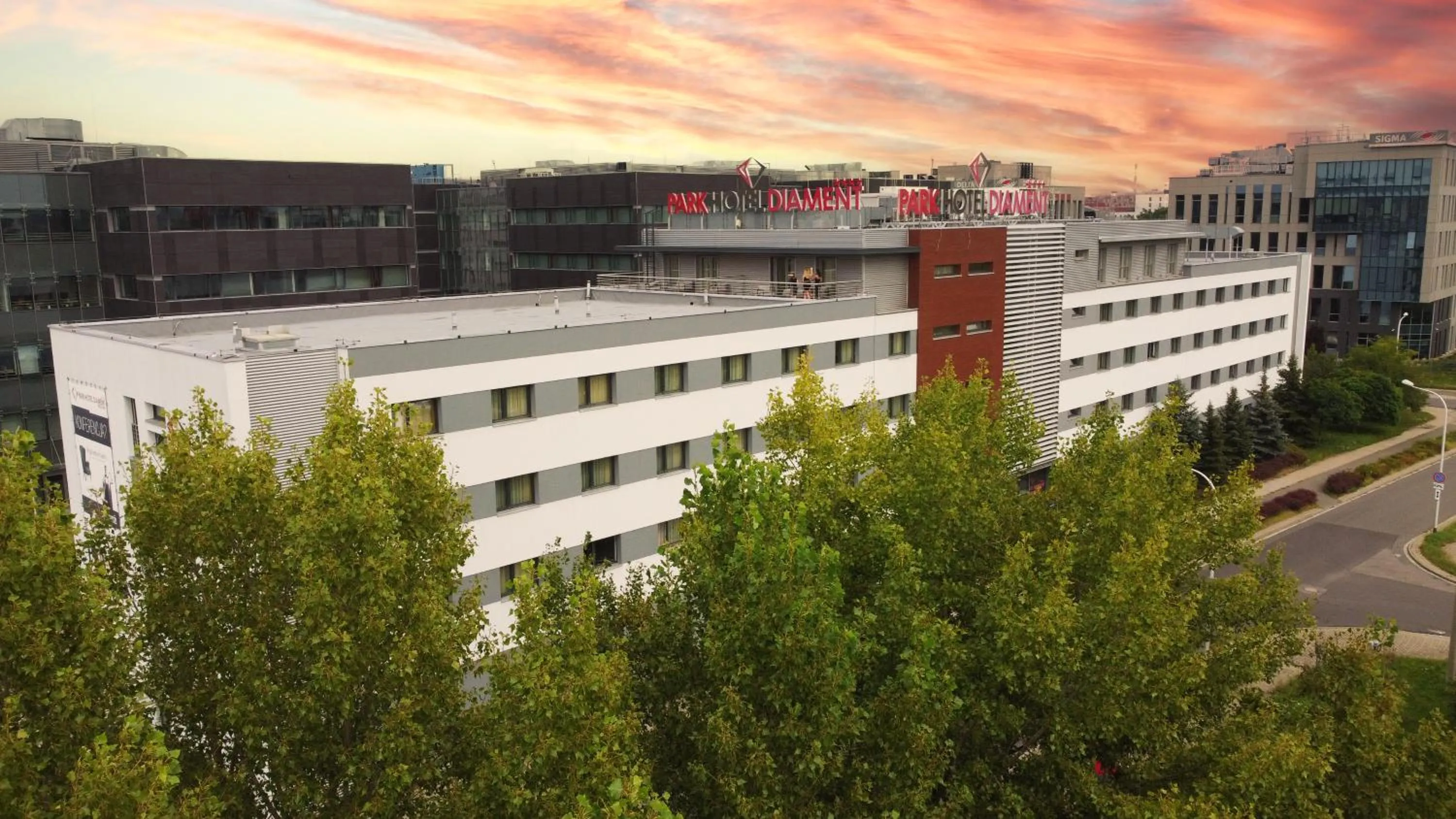 Property building in Park Hotel Diament Wroclaw