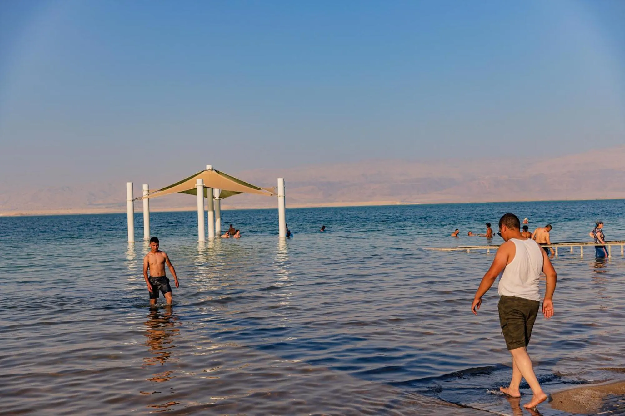 People in Enjoy Dead Sea Hotel