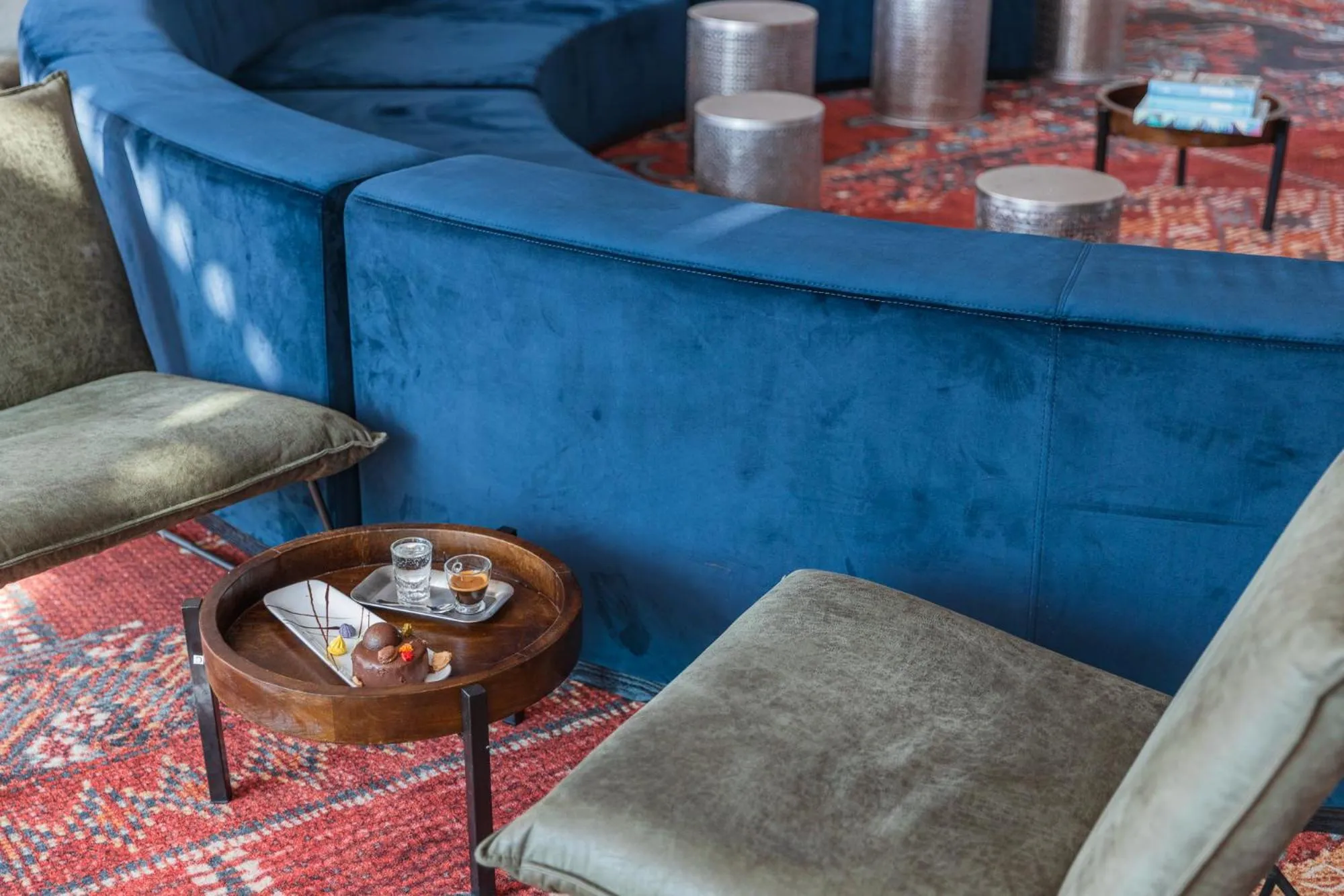 Seating area in Enjoy Dead Sea Hotel