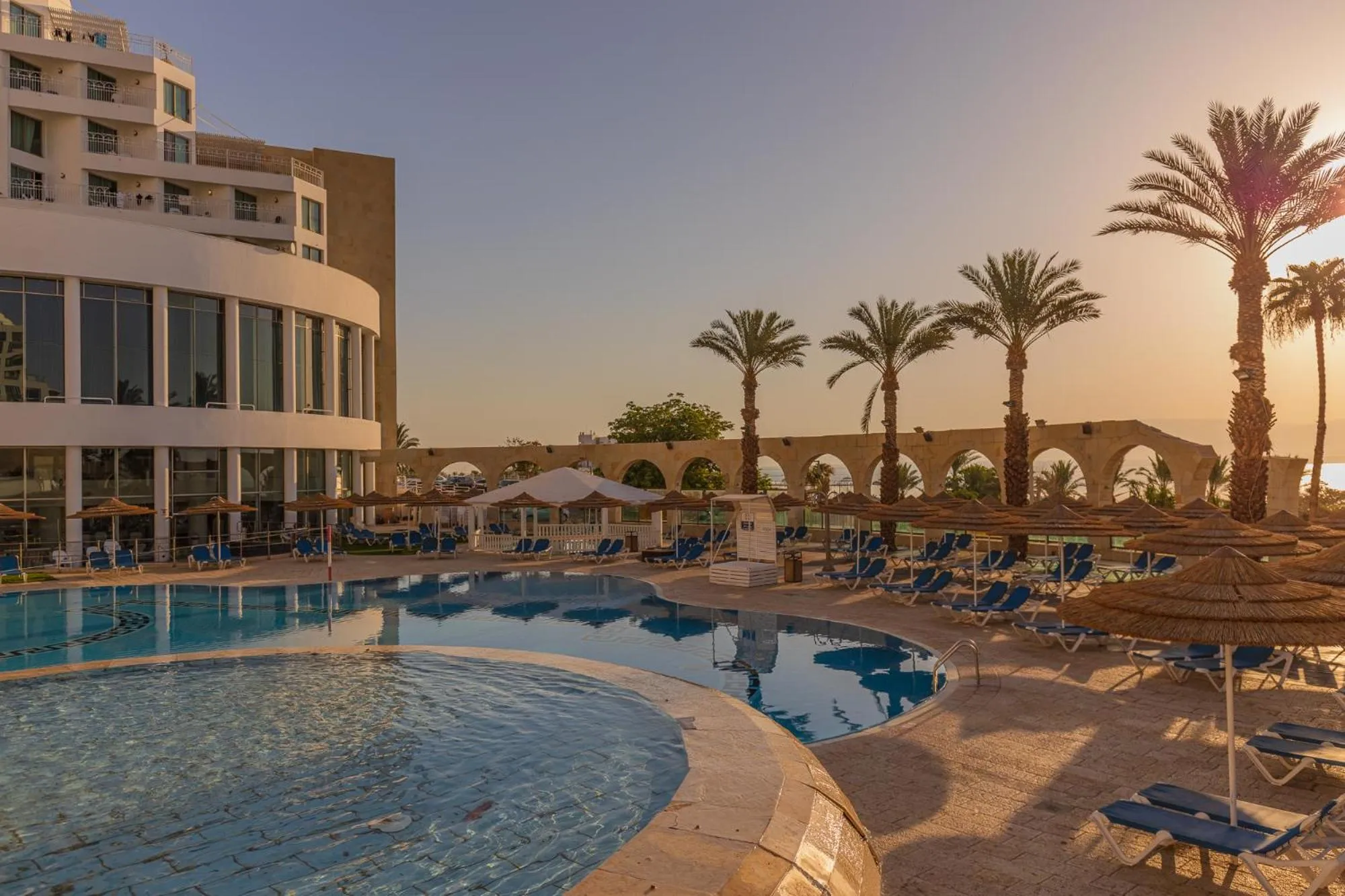 Swimming pool in Enjoy Dead Sea Hotel