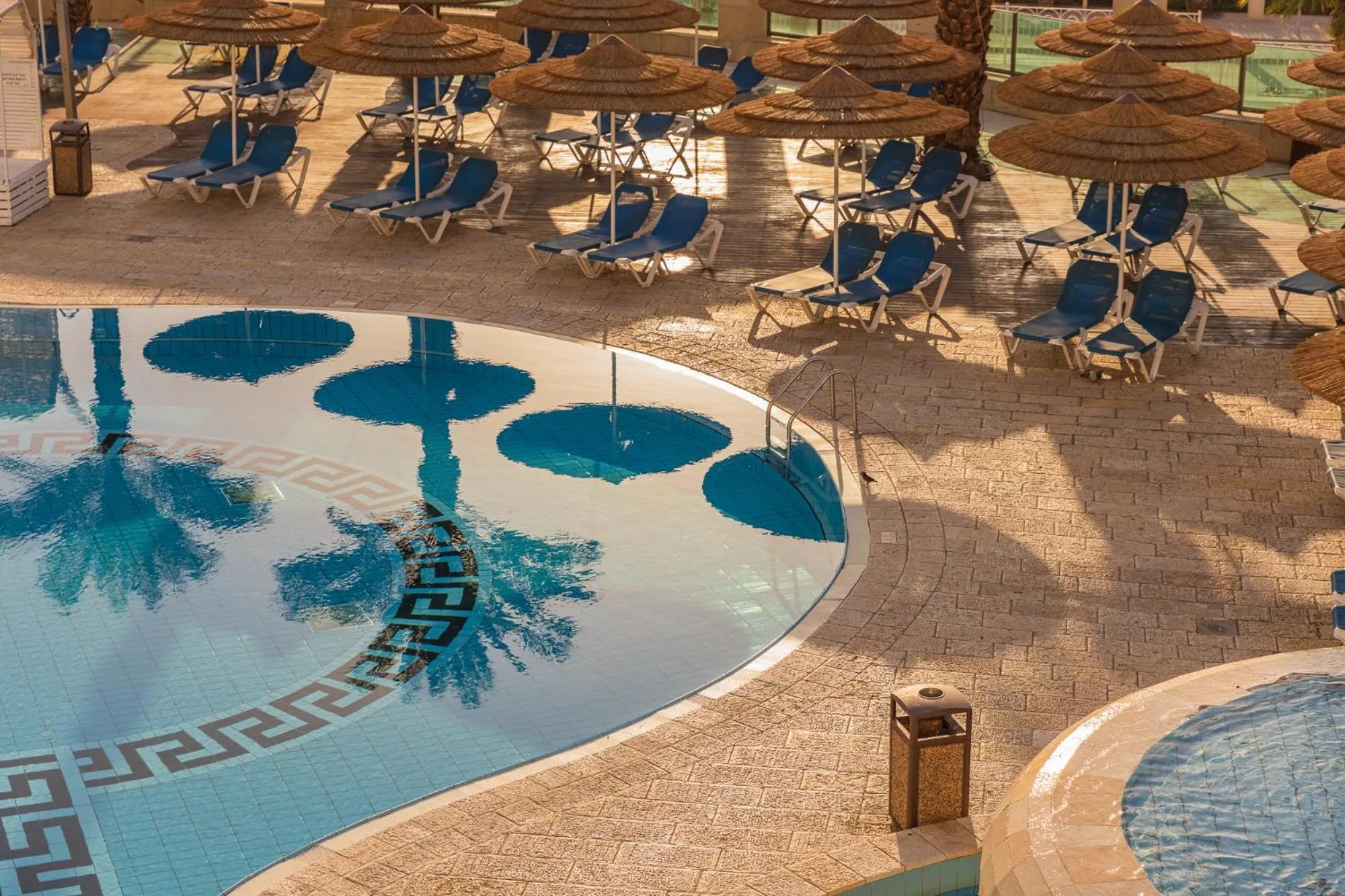 Pool view in Enjoy Dead Sea Hotel