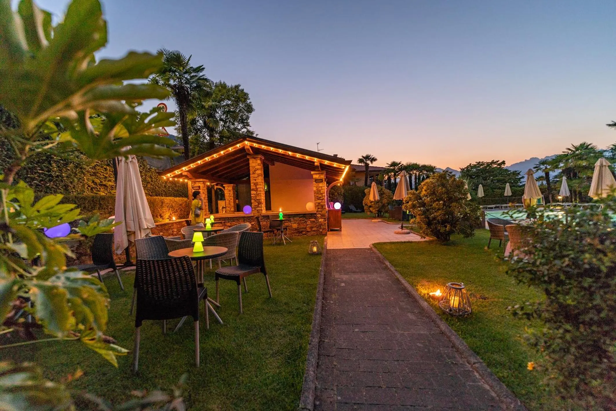 Garden in Hotel Della Torre