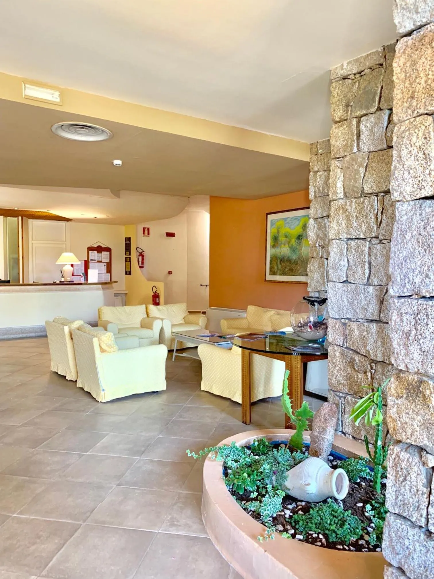 Lobby or reception in Swadeshi Sporting Hotel Tanca Manna