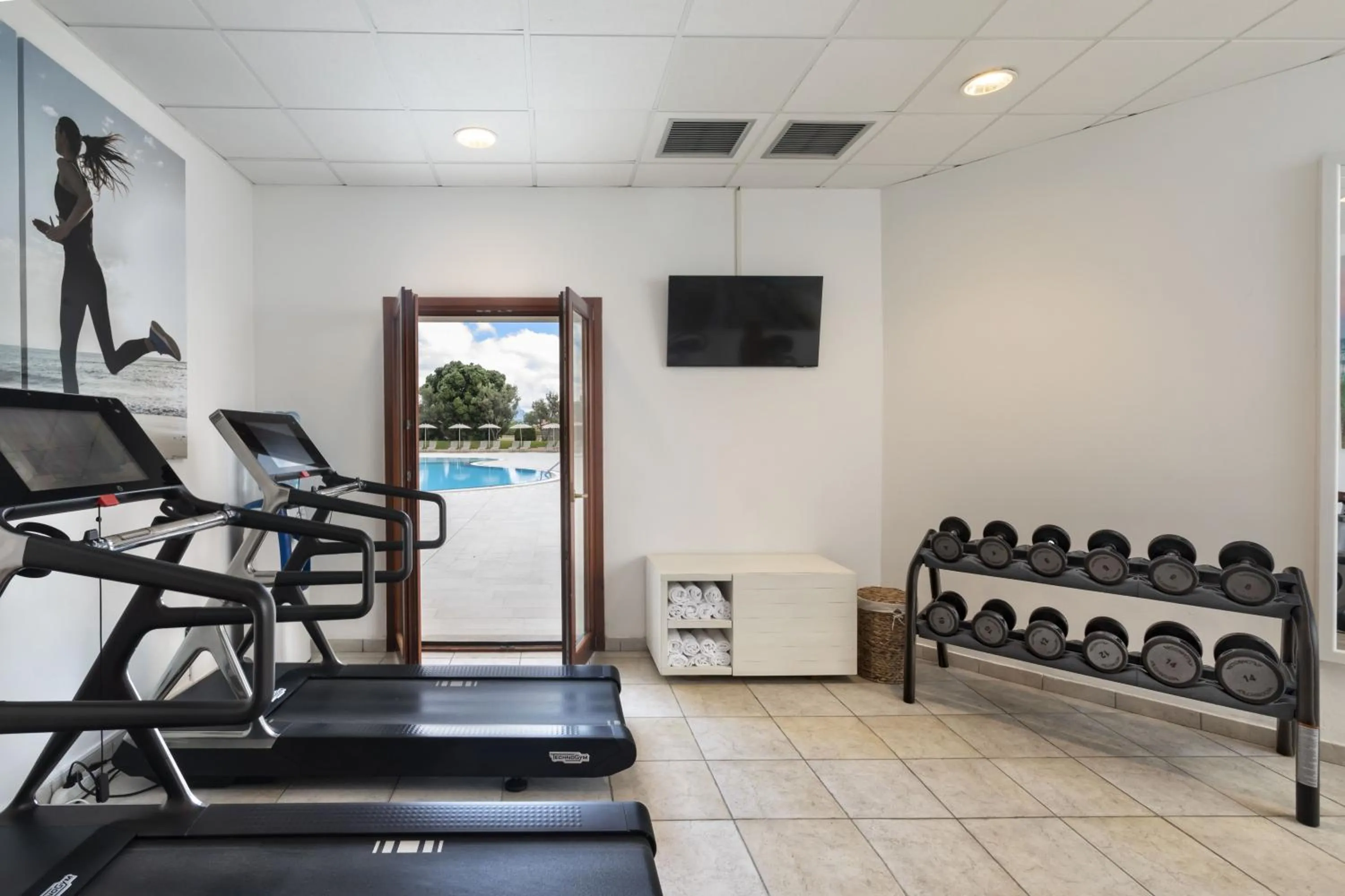 Fitness centre/facilities in Blu Hotel Morisco