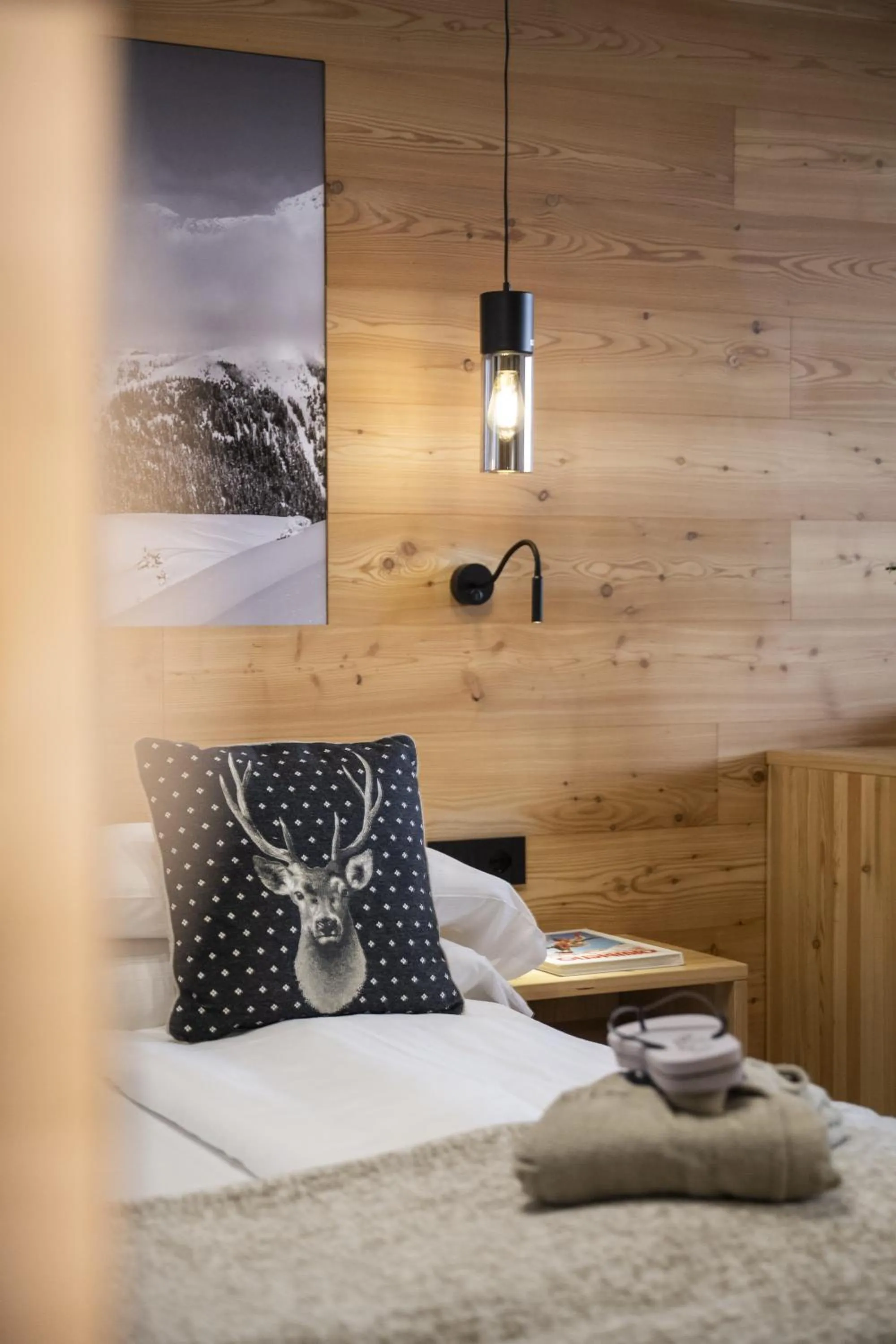 Bedroom, Bed in Hotel Dahu