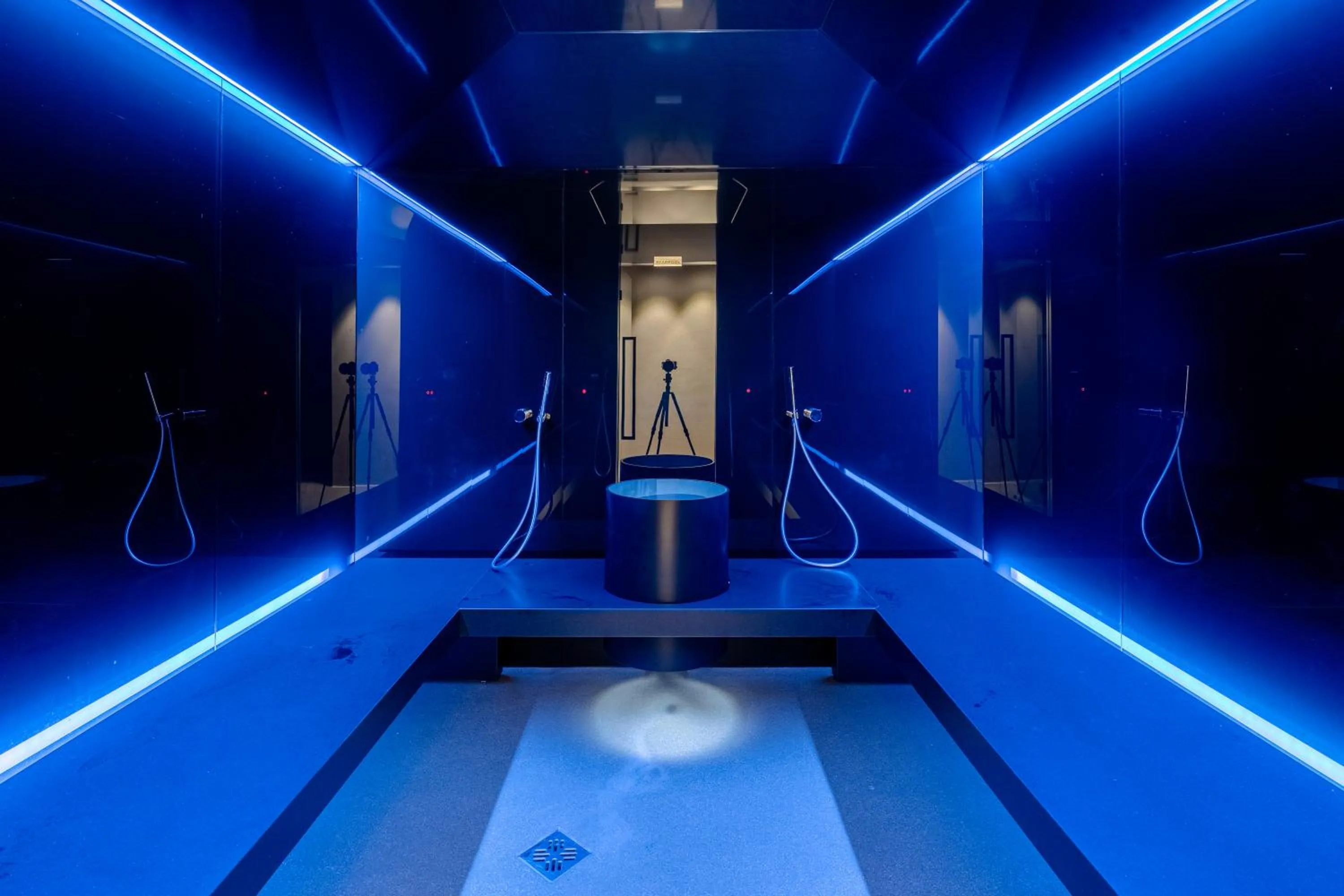 Steam room in Hotel Dahu