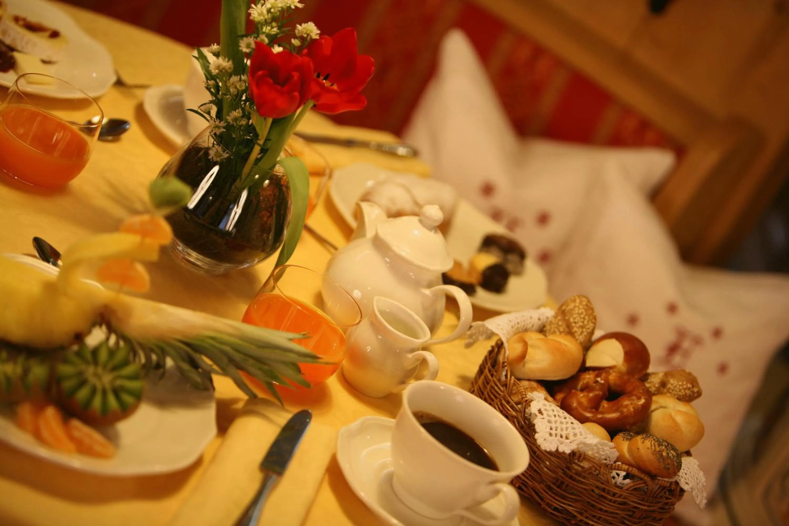 Food and drinks in Hotel Garnì Carpe Diem