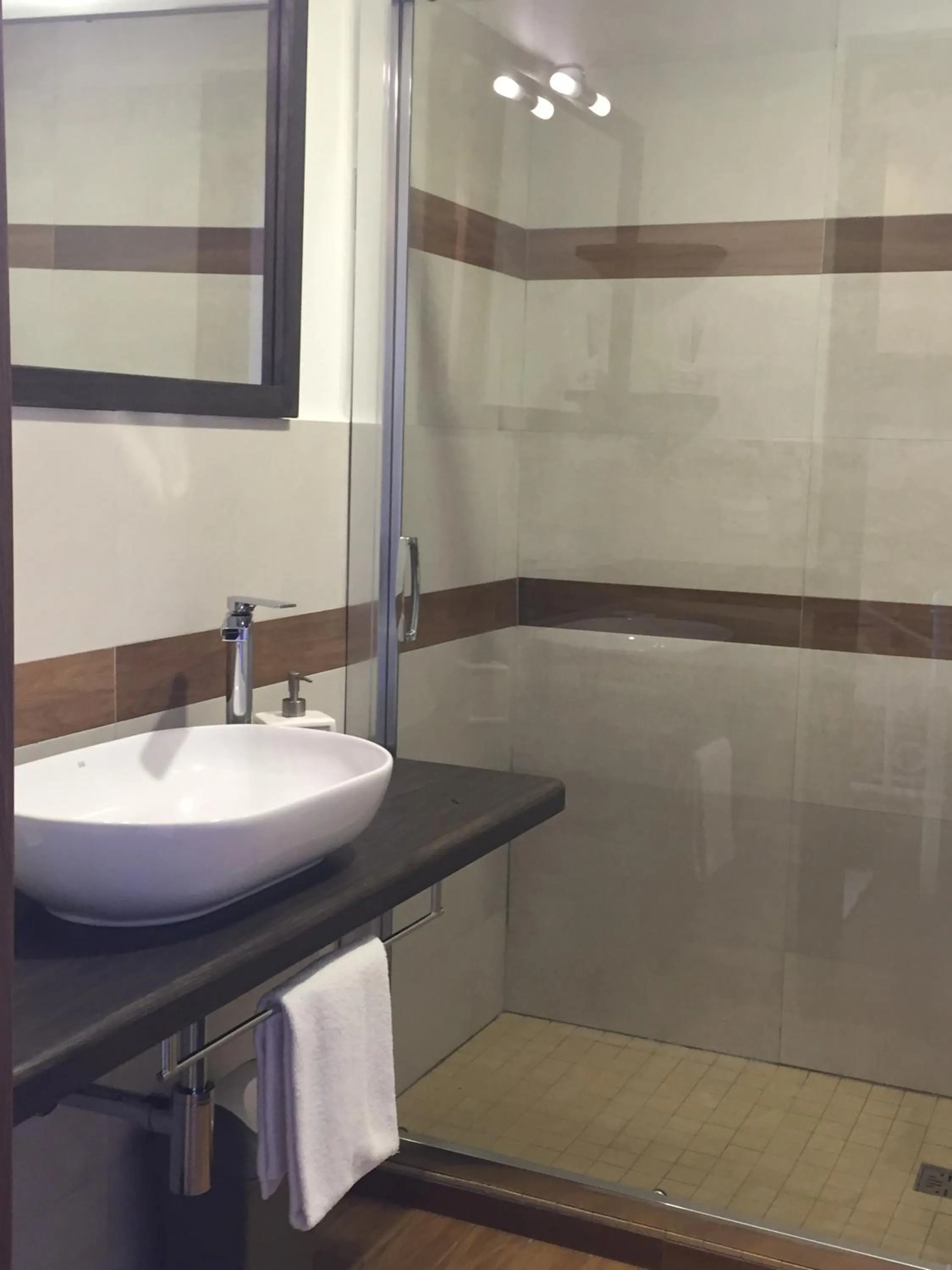 Shower in Palmasera Charming Rooms