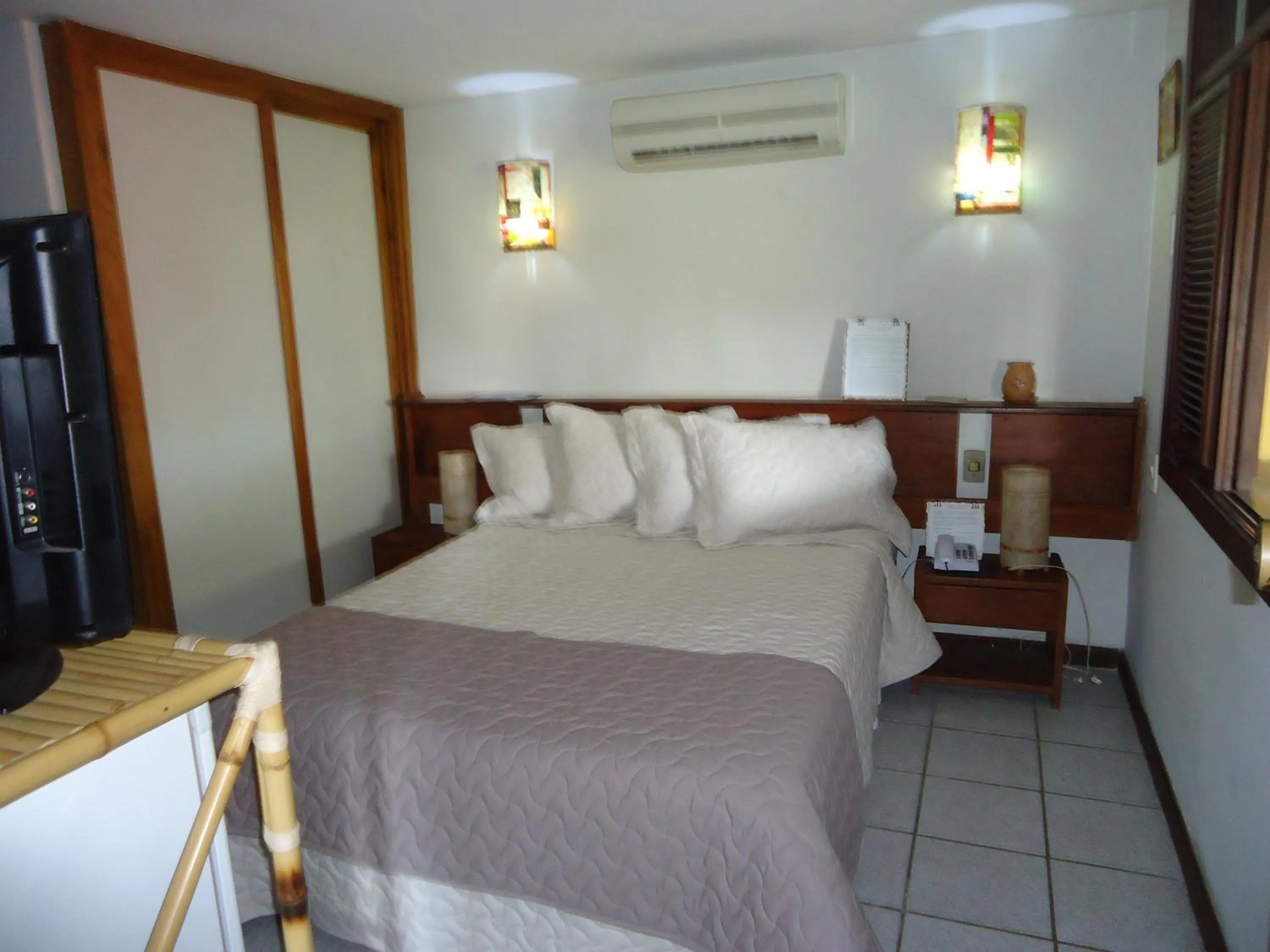 Bed in Pousada Castanheira