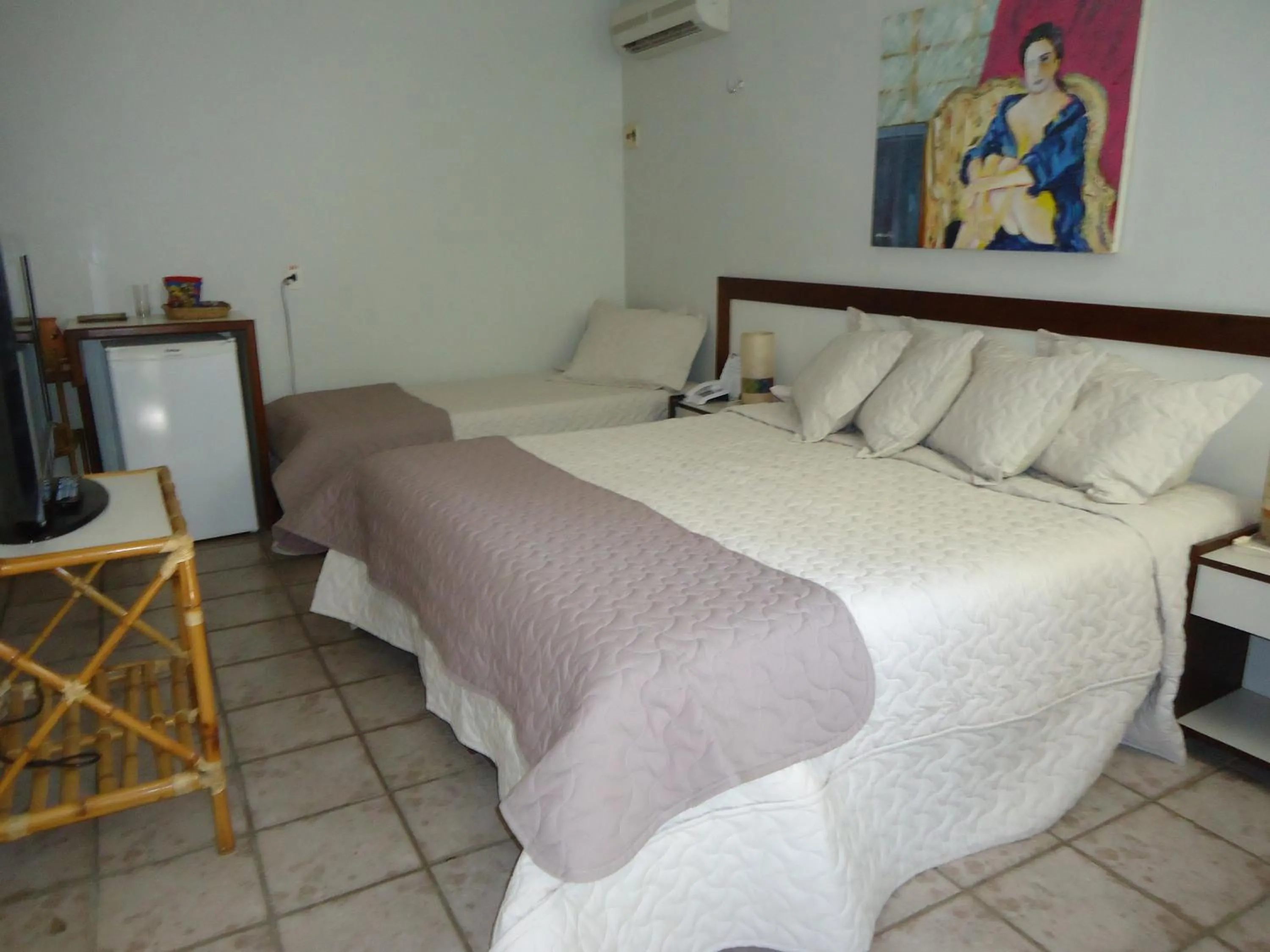 Bed in Pousada Castanheira