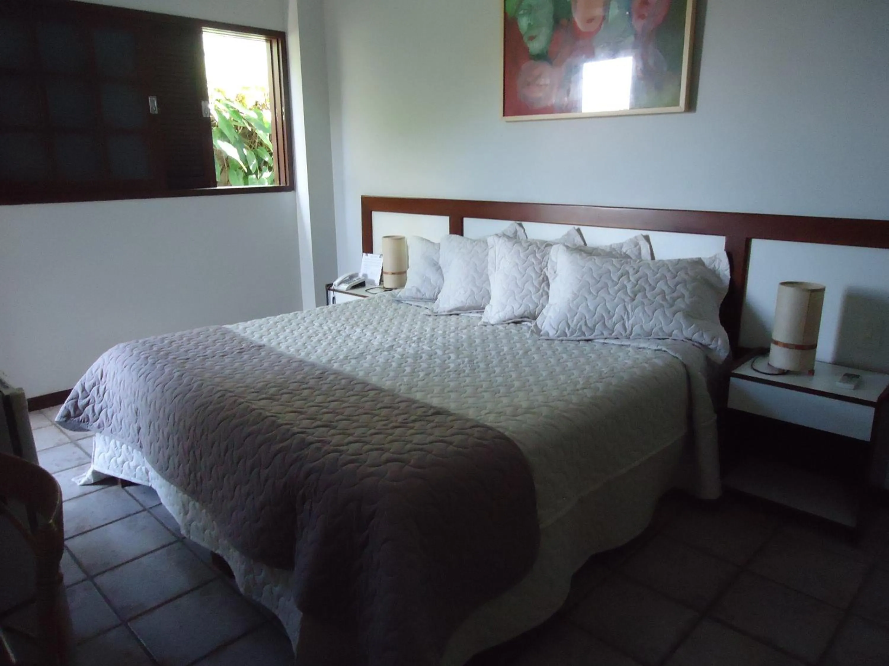 Bed in Pousada Castanheira