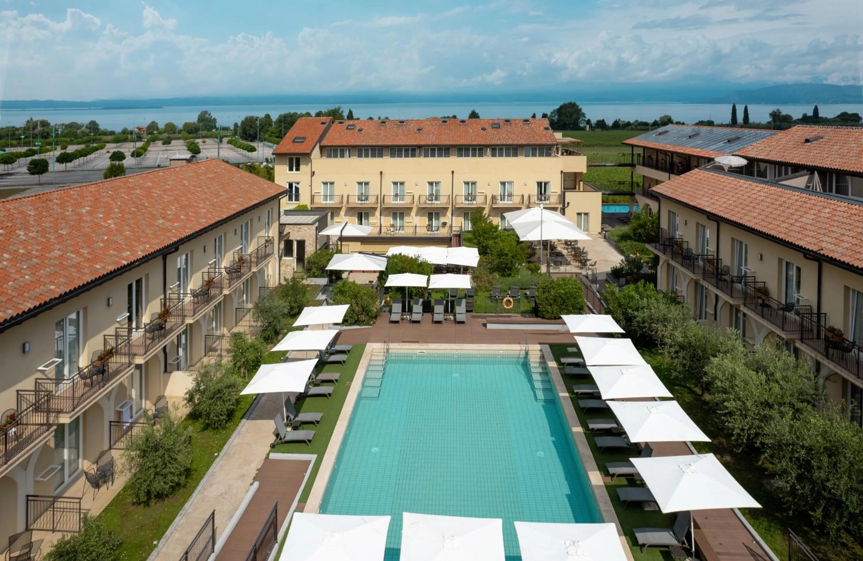 Swimming pool in Leonardo Hotel Lago di Garda - Wellness and Spa