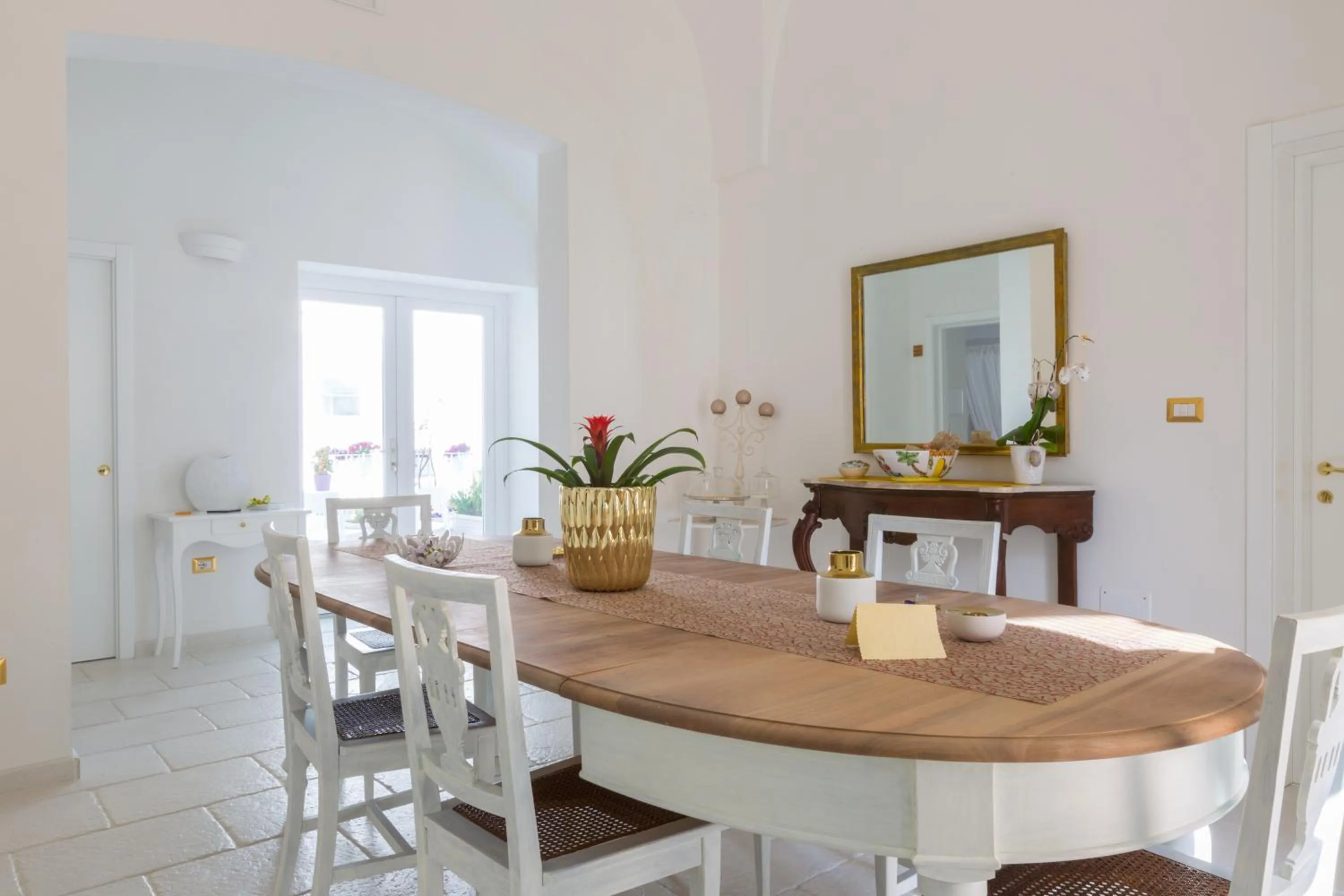 Seating area in La Loggetta