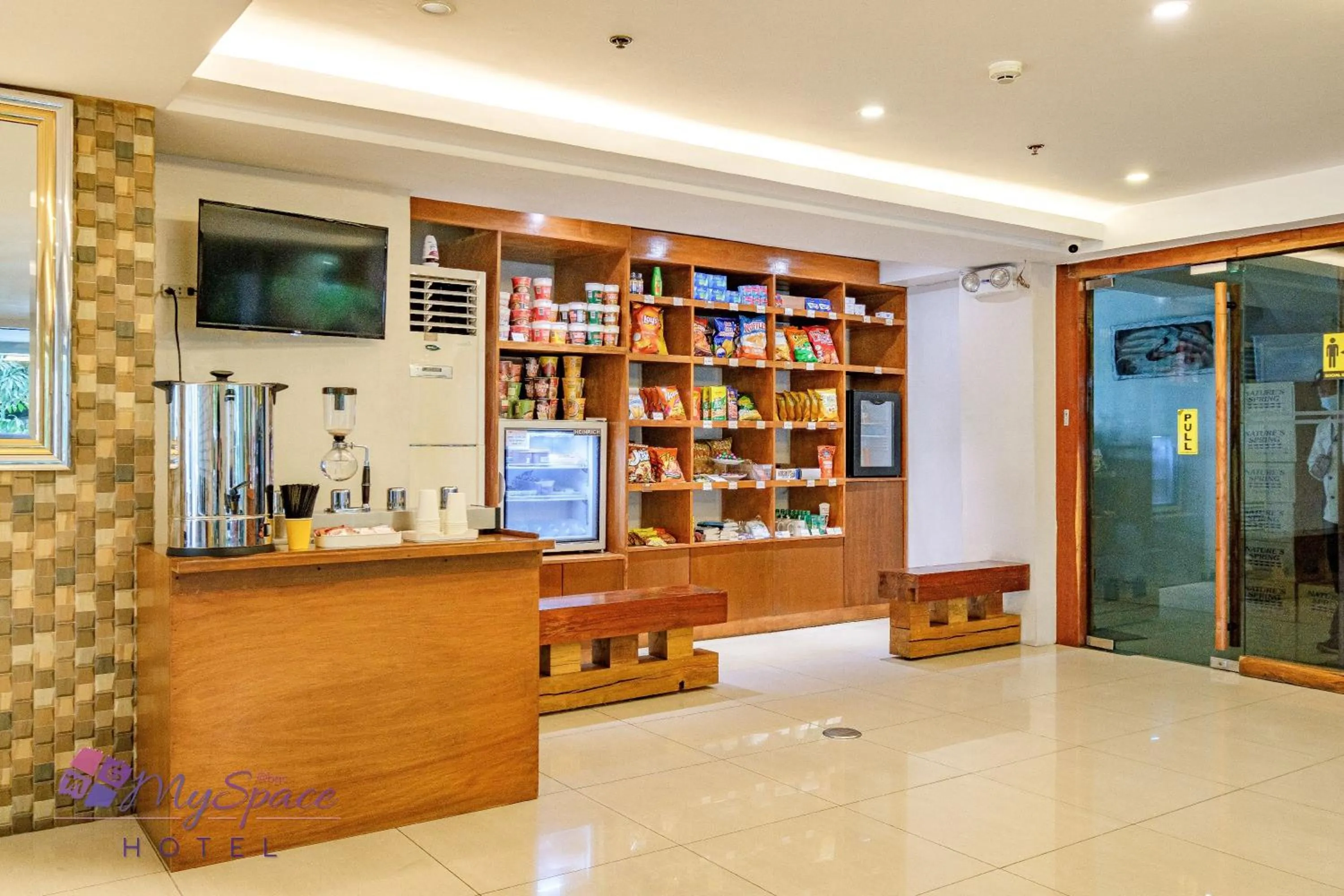 Lobby or reception in MySpace Hotel @BGC