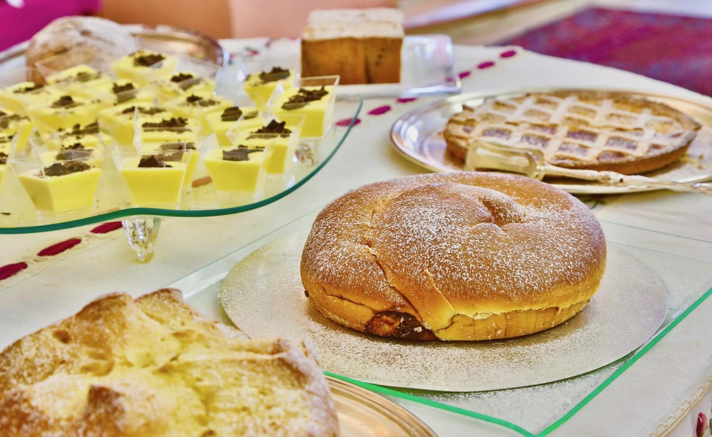 Buffet breakfast in Residence San Giusto