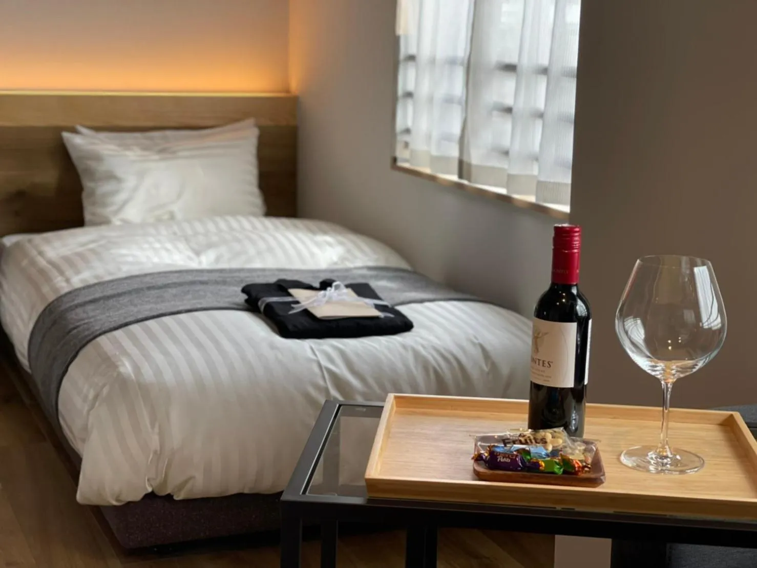 Photo of the whole room, Bed in Fukuyama Royal Hotel