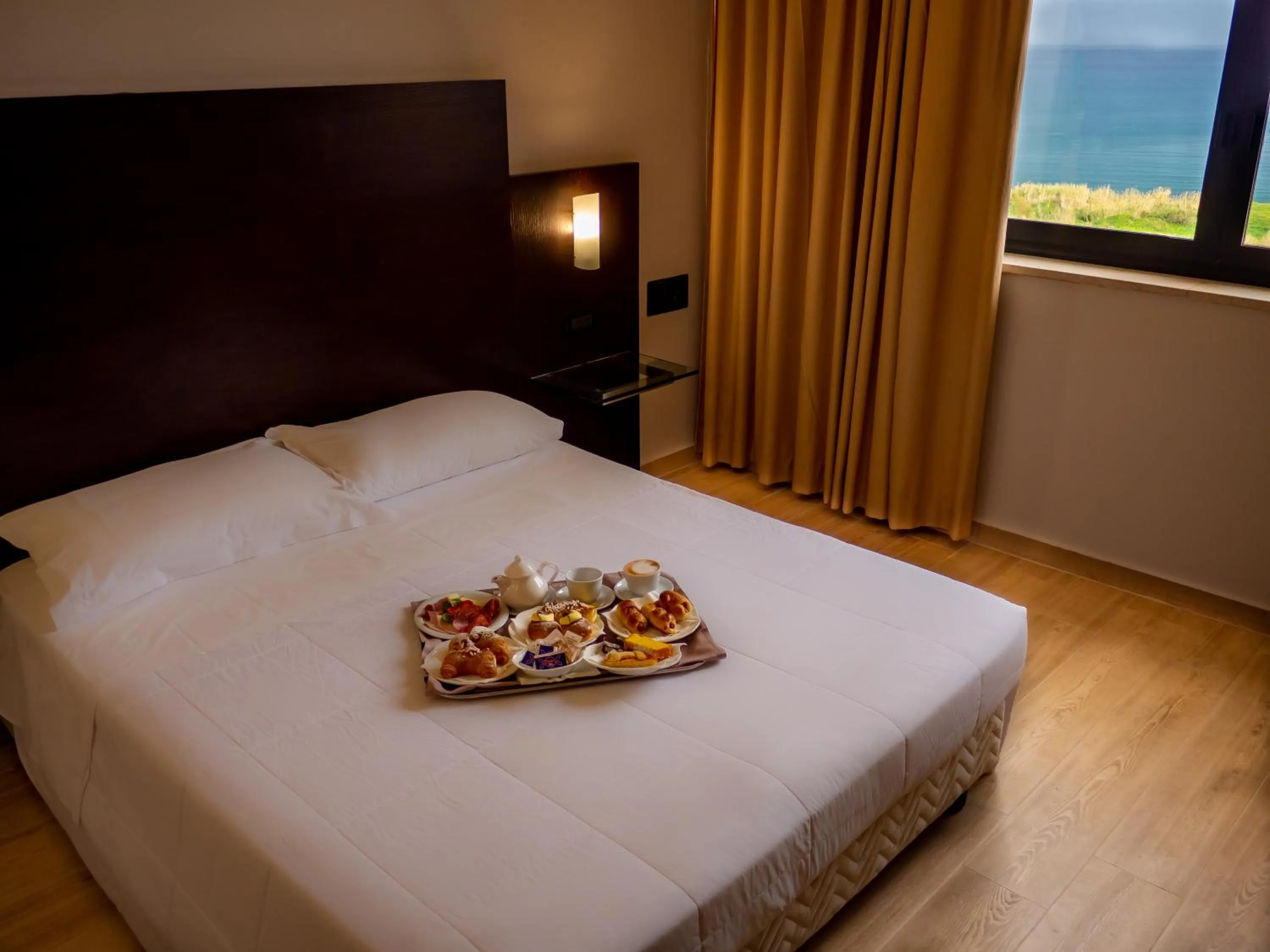 Bed in San Paolo Palace Hotel