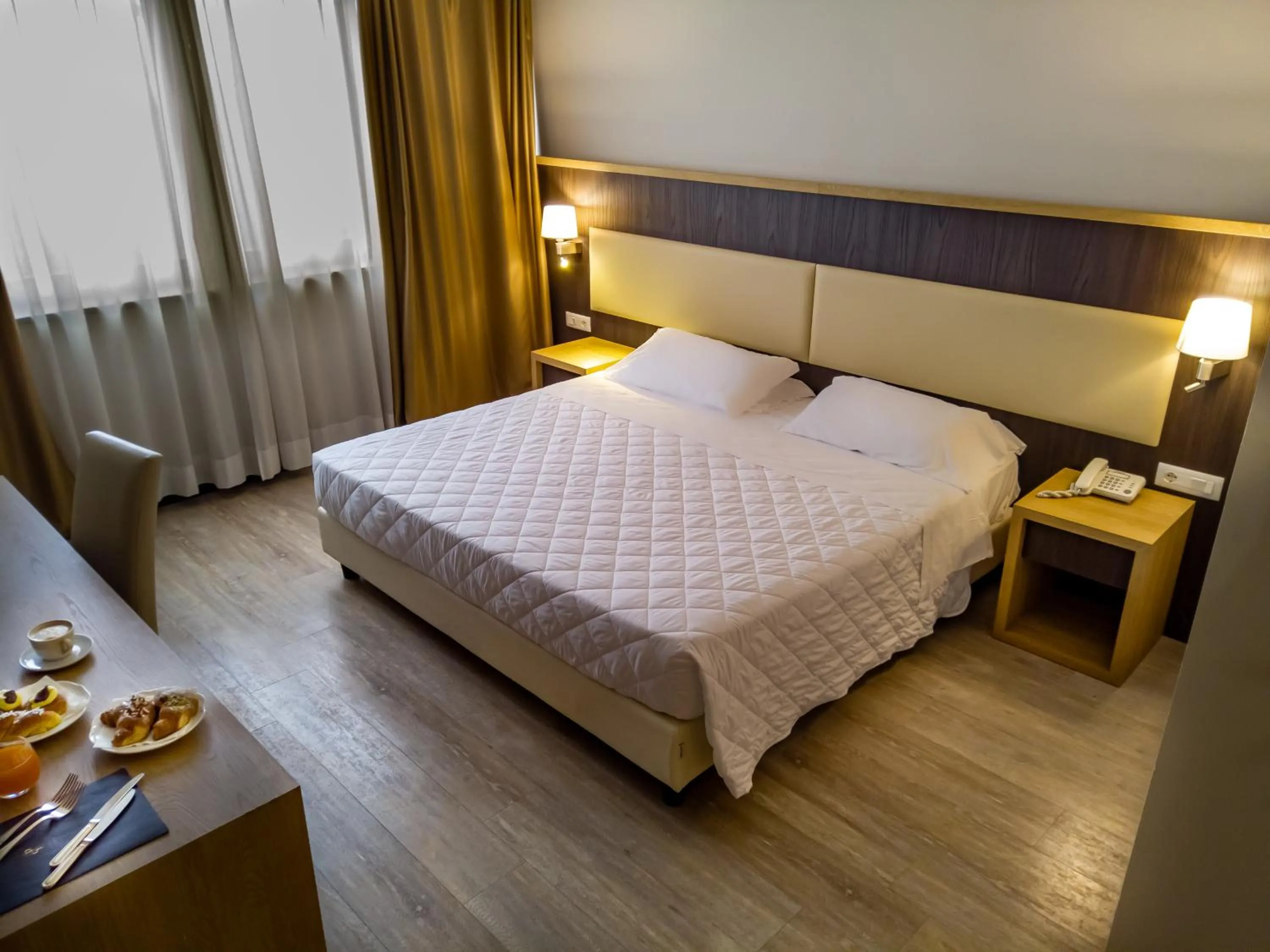 Bed in San Paolo Palace Hotel