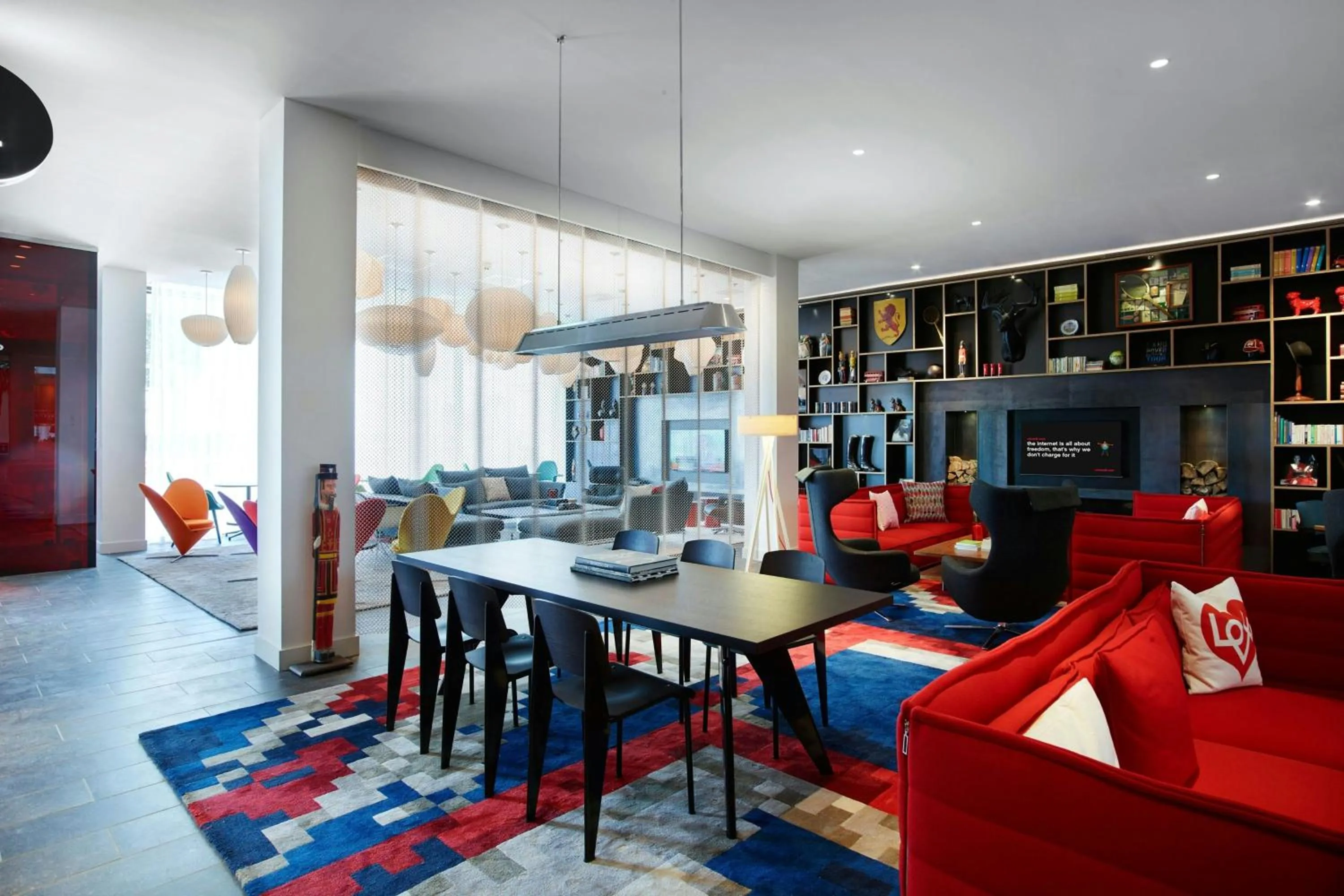 Lobby or reception in citizenM Tower of London