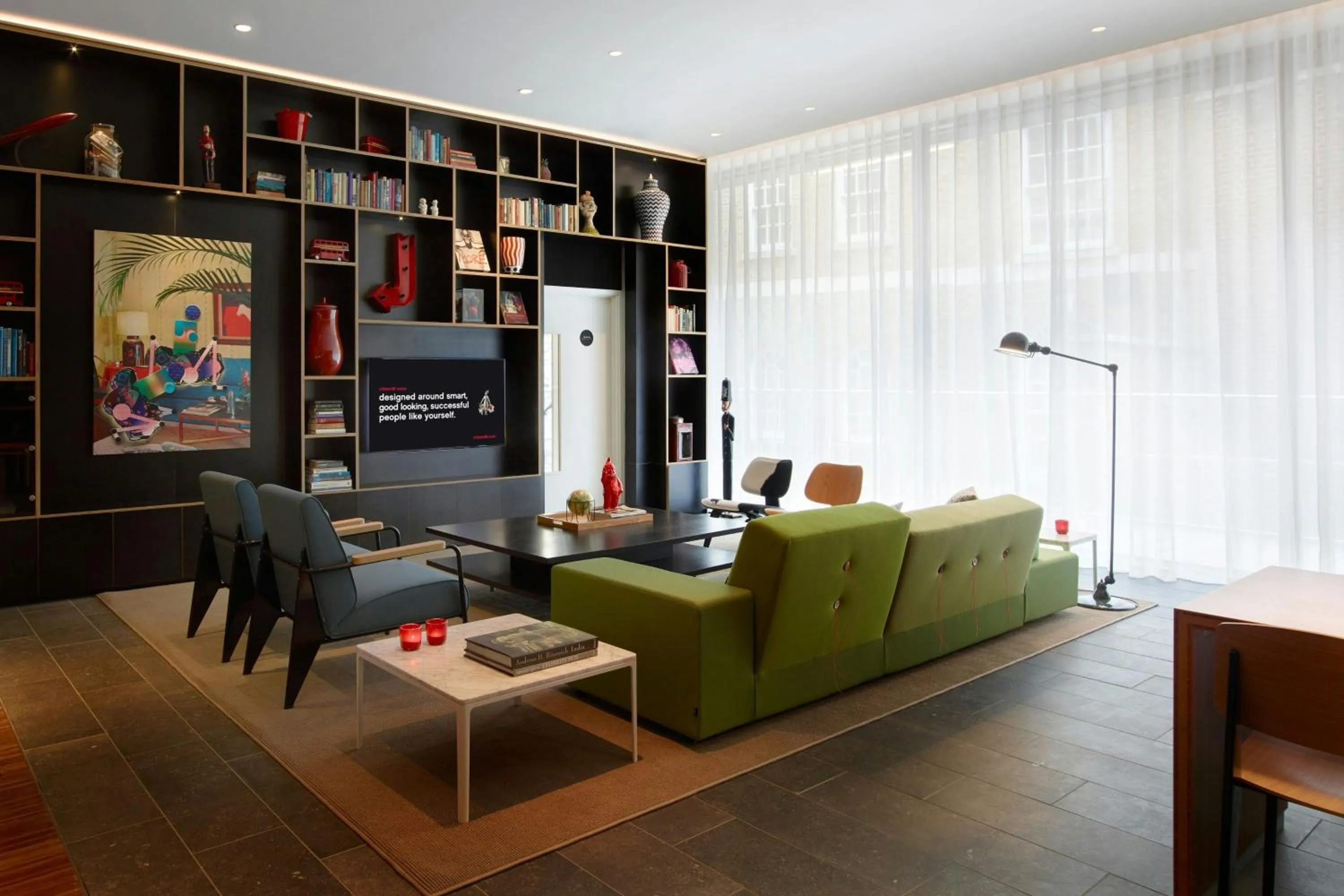 Lobby or reception in citizenM Tower of London