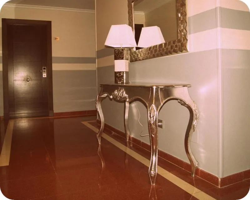 Decorative detail, Bed in Hotel Doña Luisa