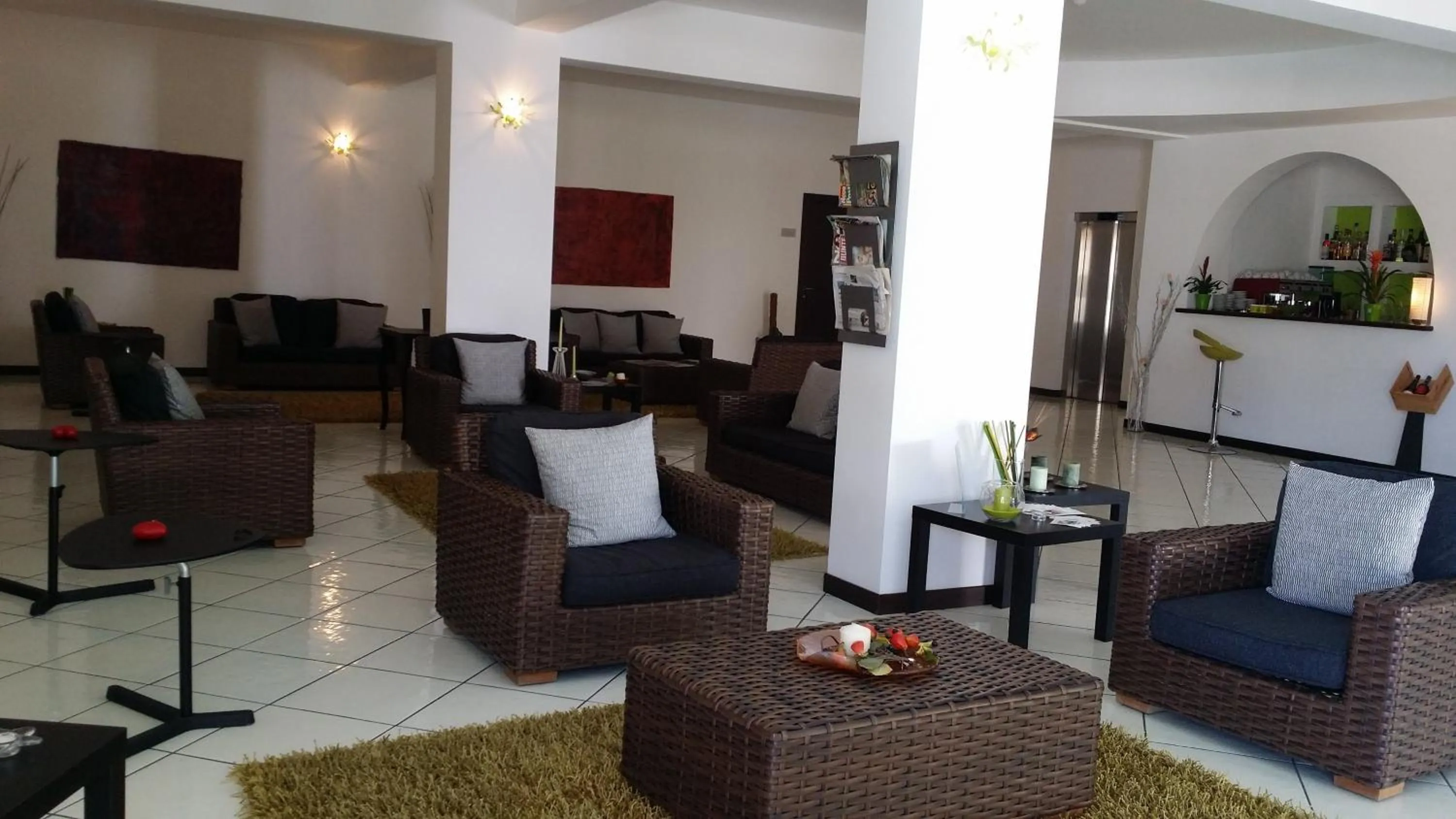 Lobby or reception in La Zagara Hotel