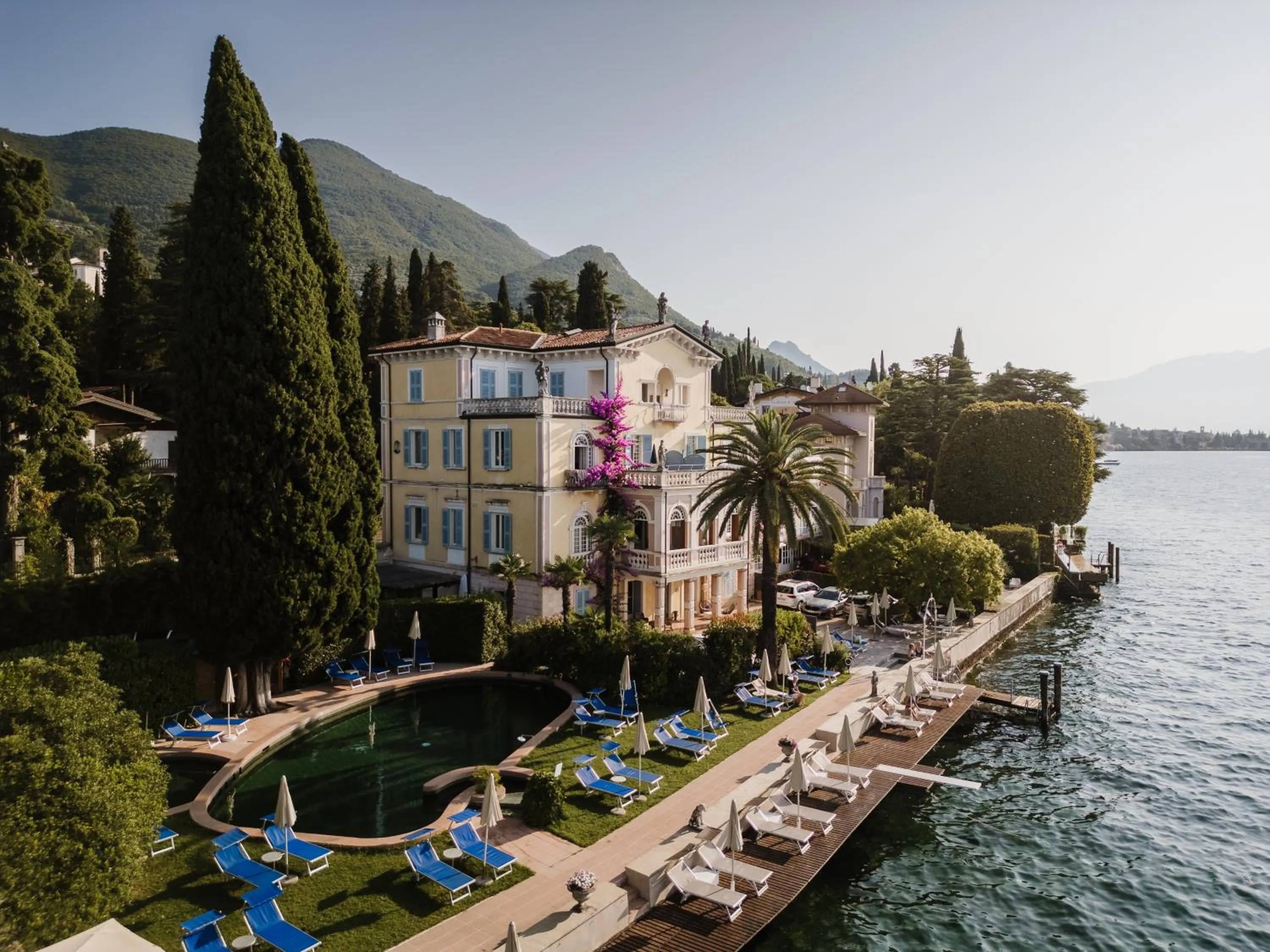 Property building in Hotel Monte Baldo e Villa Acquarone