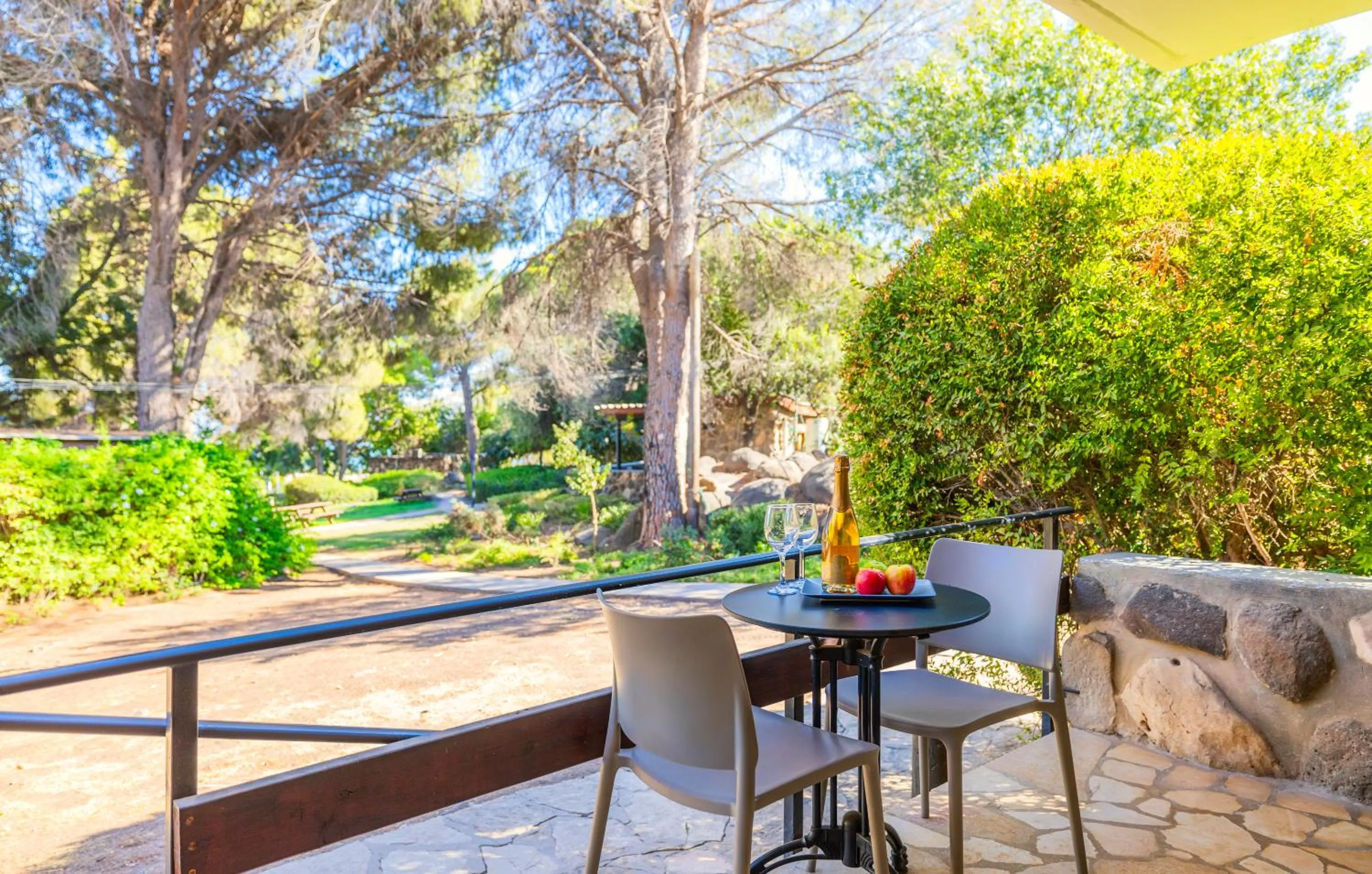 Garden view in Vered Hagalil Holiday Village Hotel