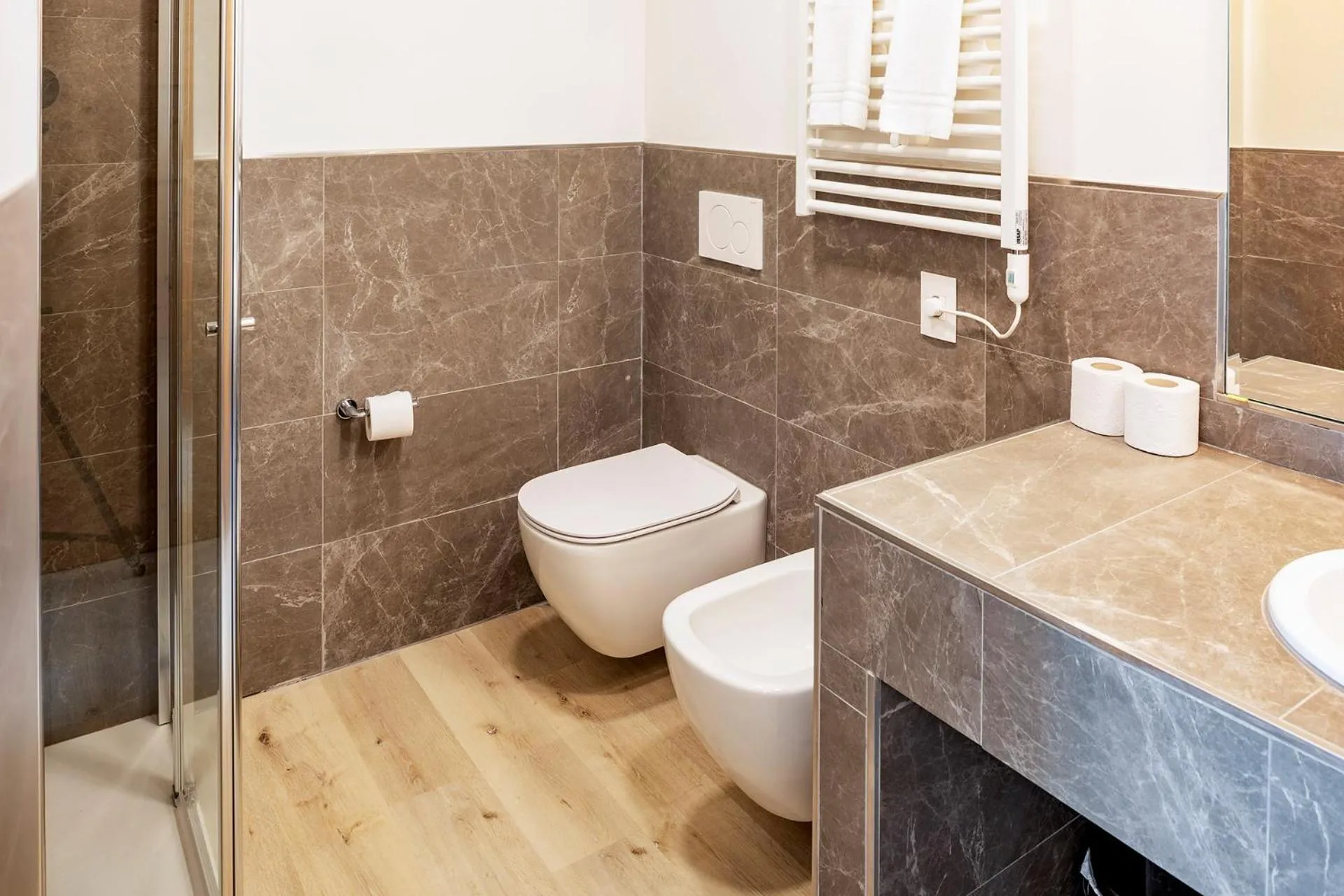 Bathroom in Residence Parco Del Garda