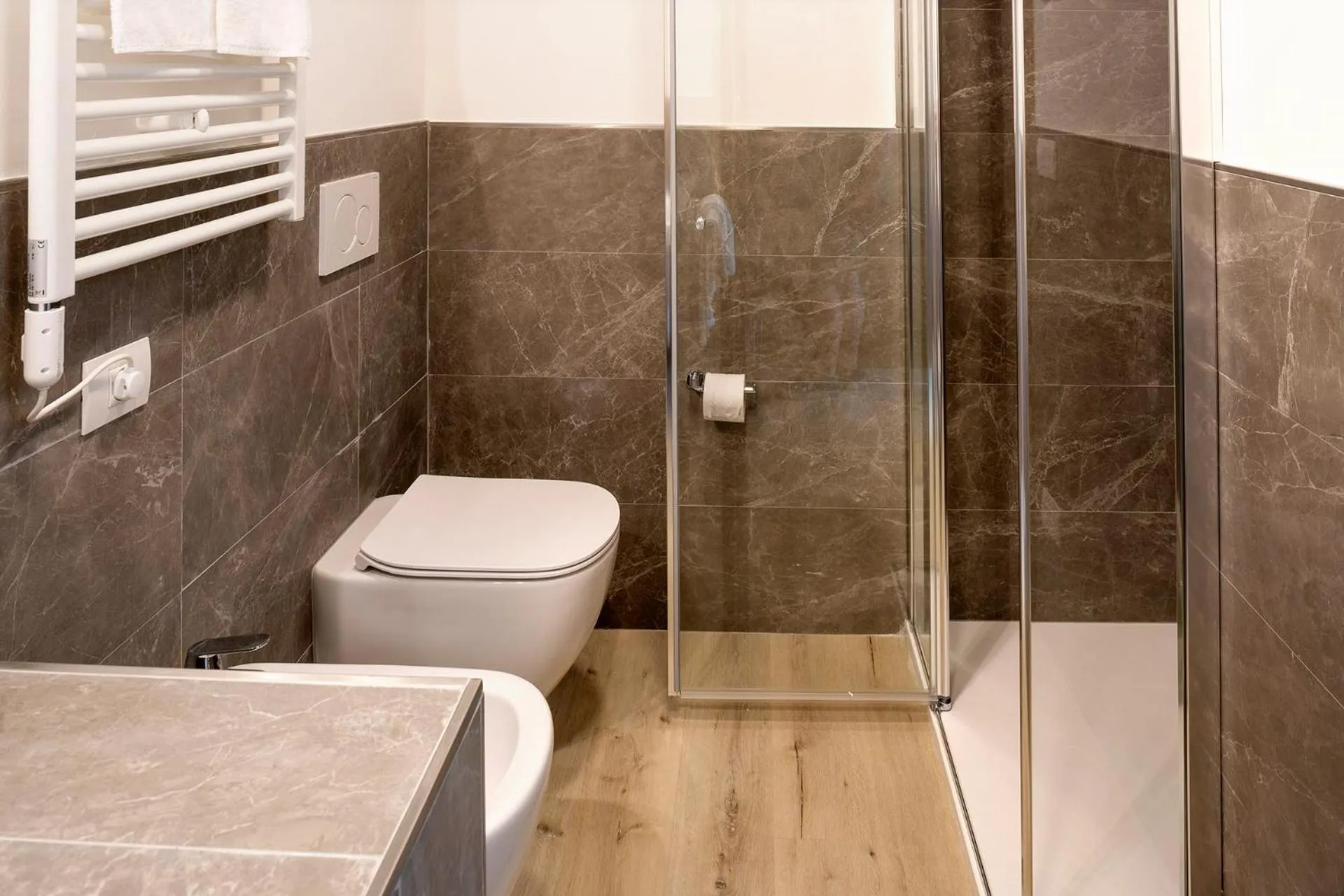 Bathroom in Residence Parco Del Garda