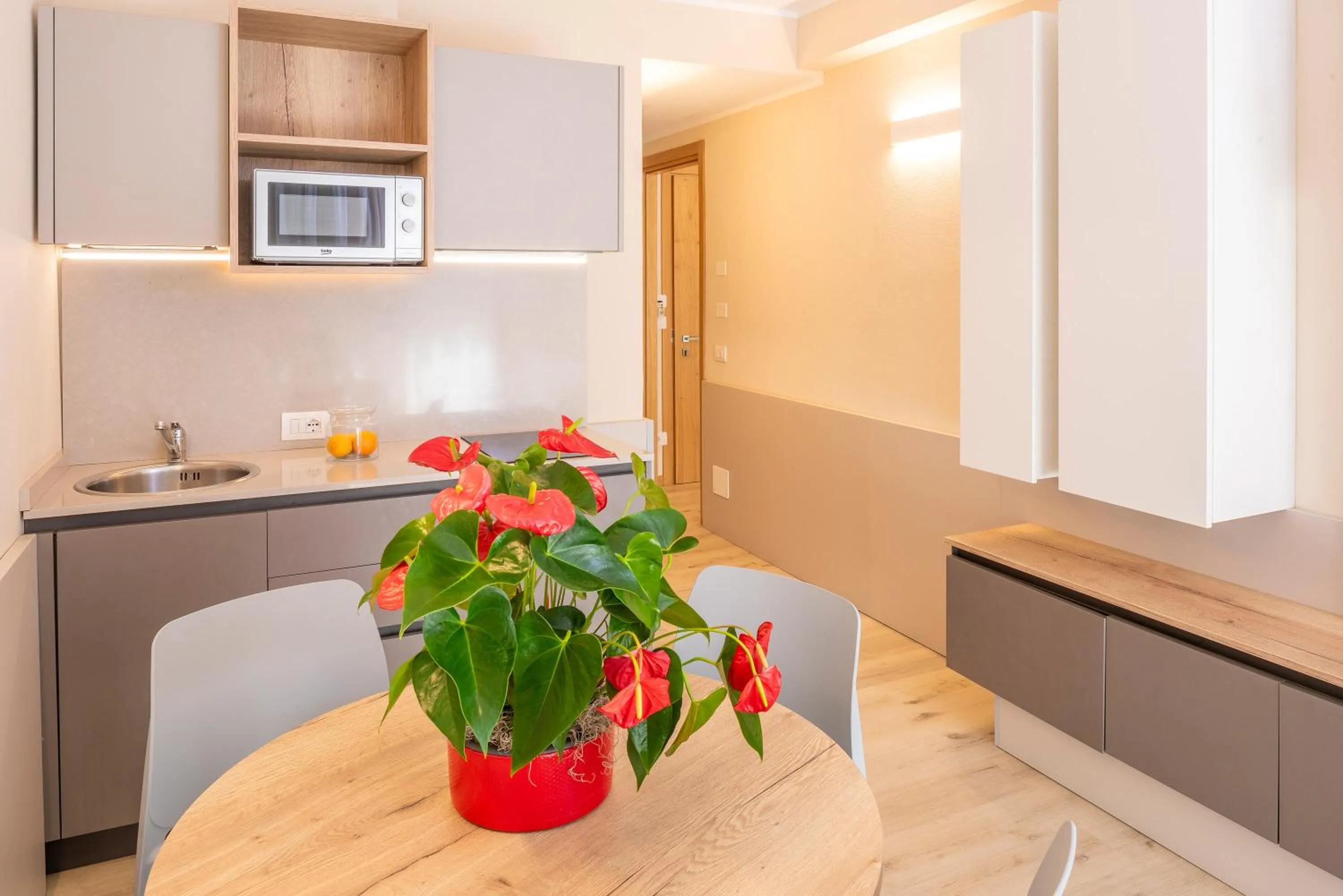 Kitchen or kitchenette in Residence Parco Del Garda