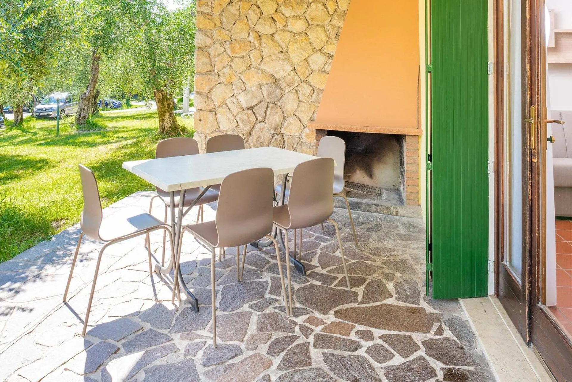 Balcony/Terrace in Residence Parco Del Garda