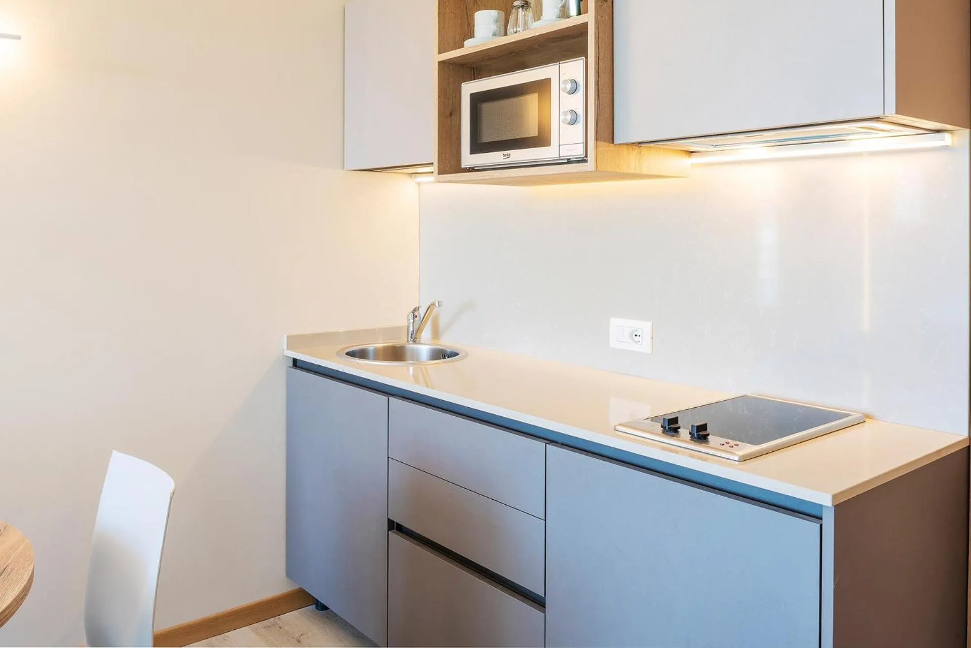 Kitchen or kitchenette in Residence Parco Del Garda