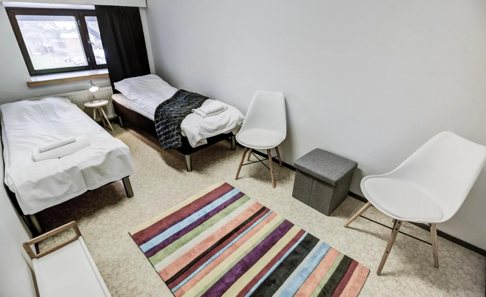 Bed in Kuukkeli Apartments Sodankylä