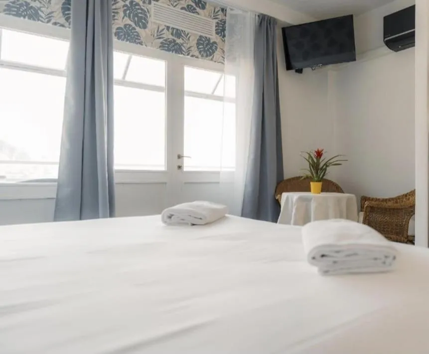 Bed in Hotel Nautilus