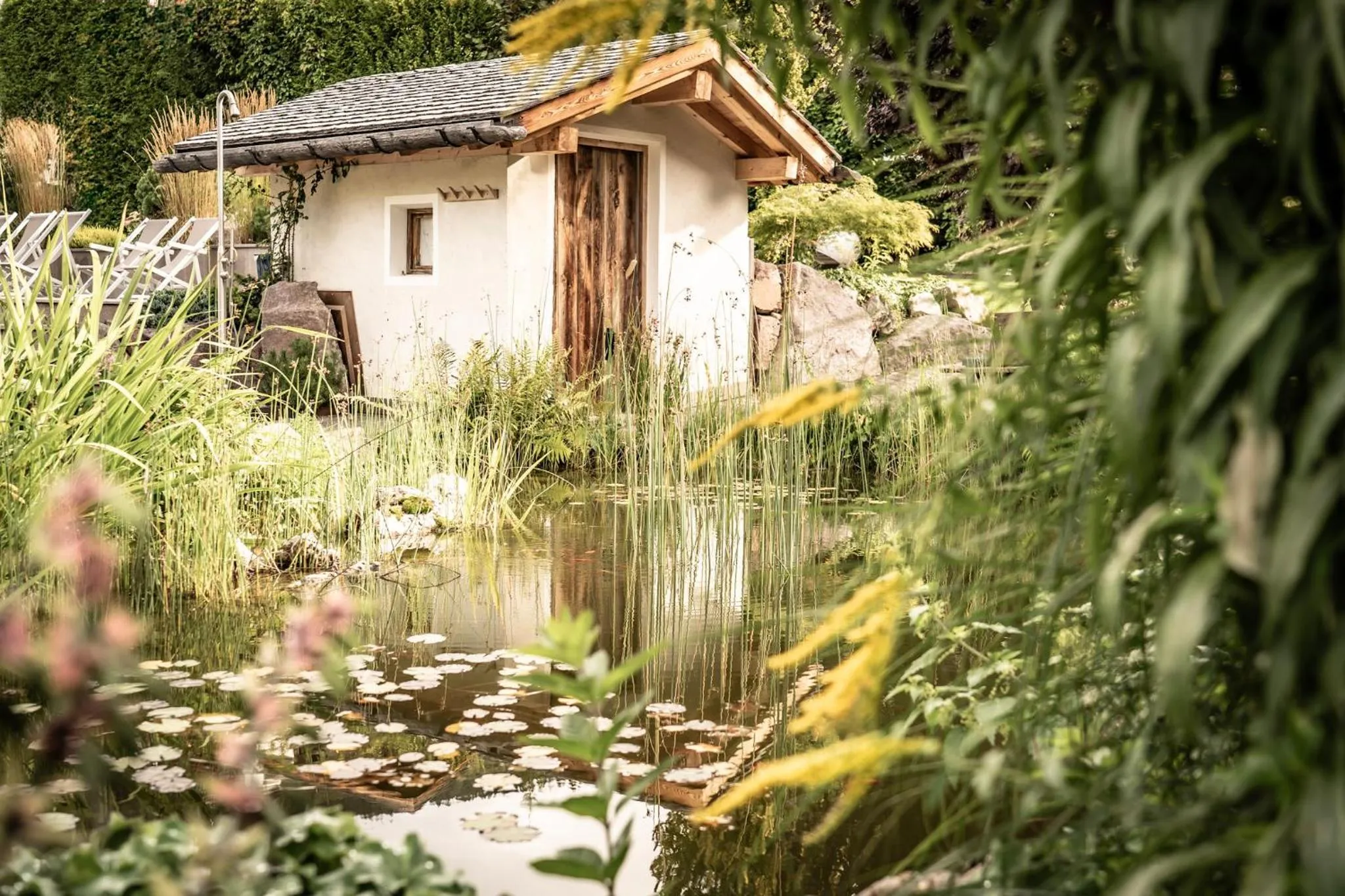 Garden in Hotel Luna Mondschein