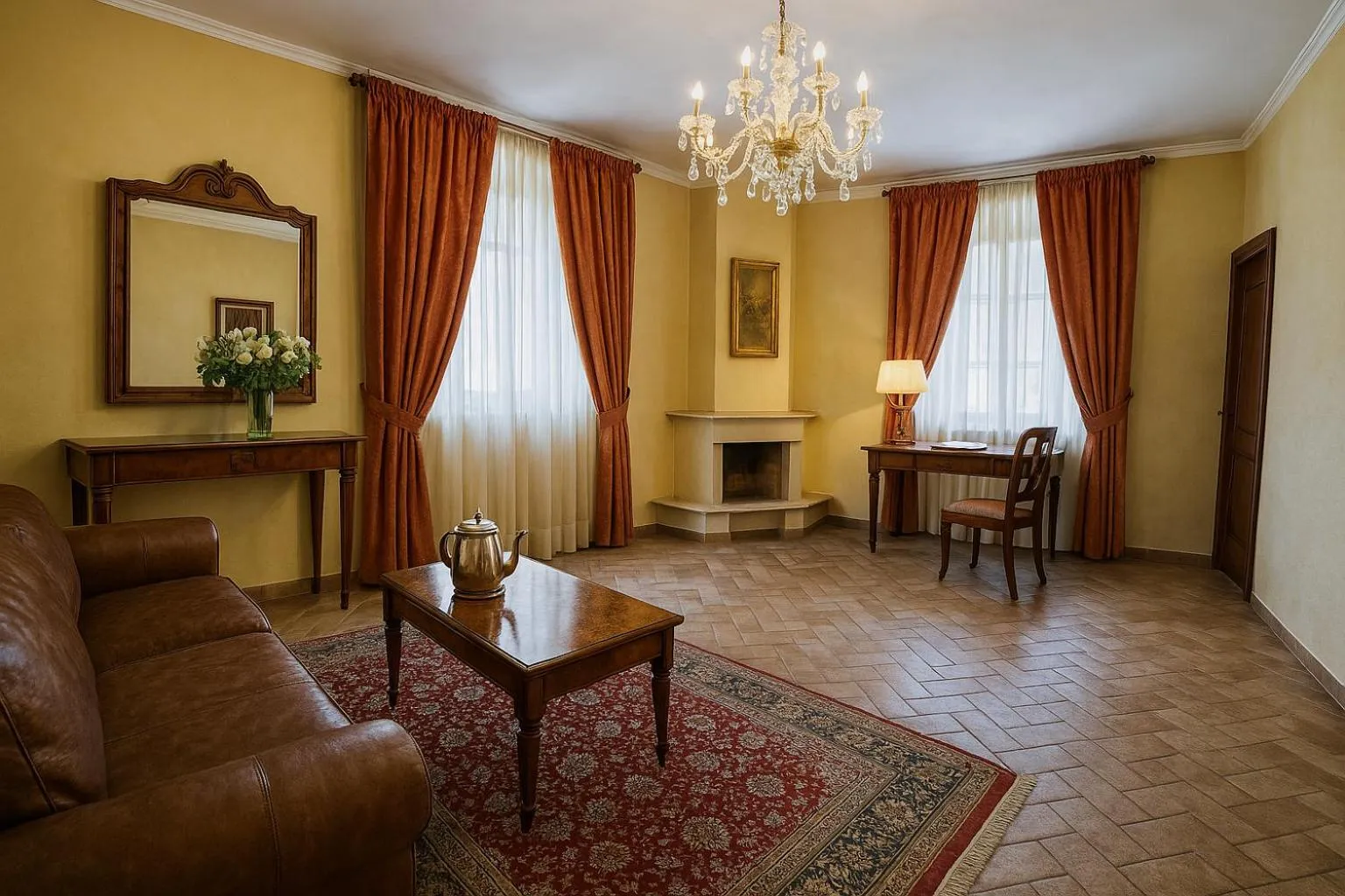 Living room in Grand Hotel Vigna Nocelli