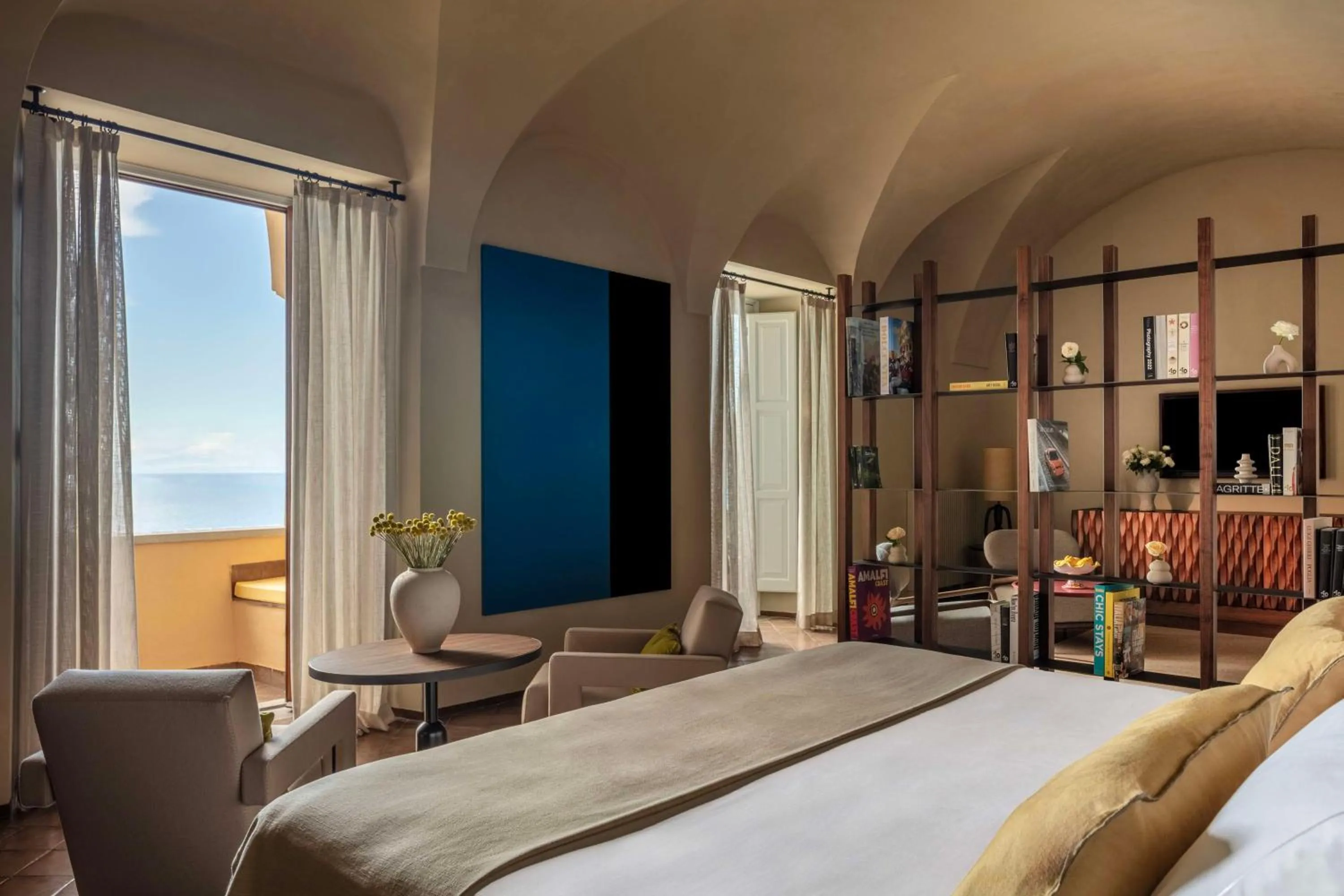 Photo of the whole room, Bed in Anantara Convento di Amalfi Grand Hotel