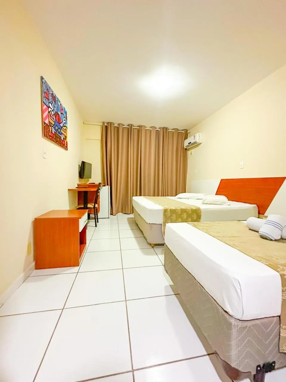 Bed in Fragata Hotel