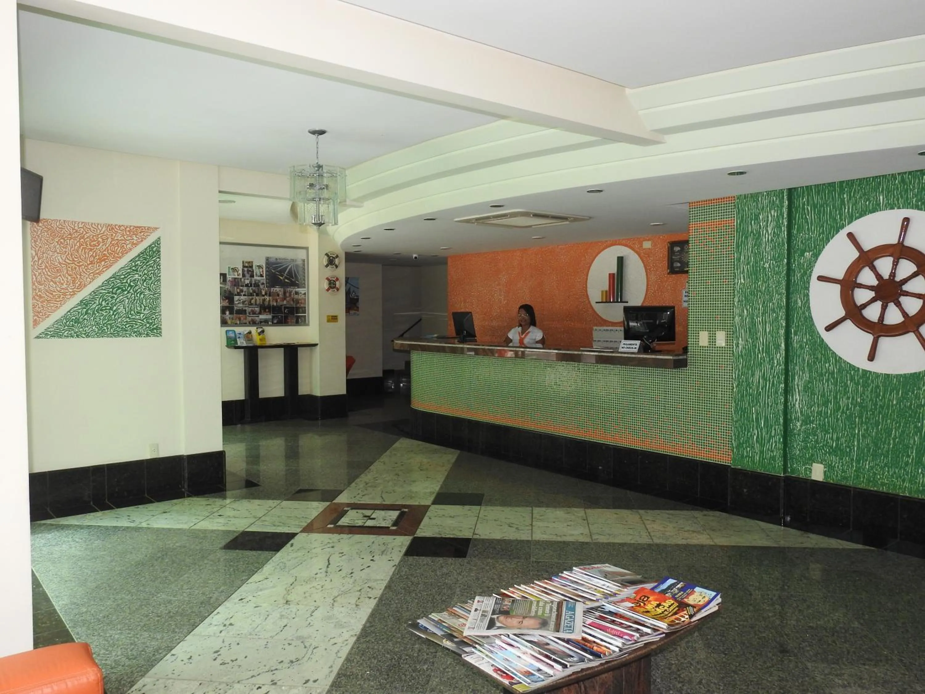 Lobby or reception in Fragata Hotel