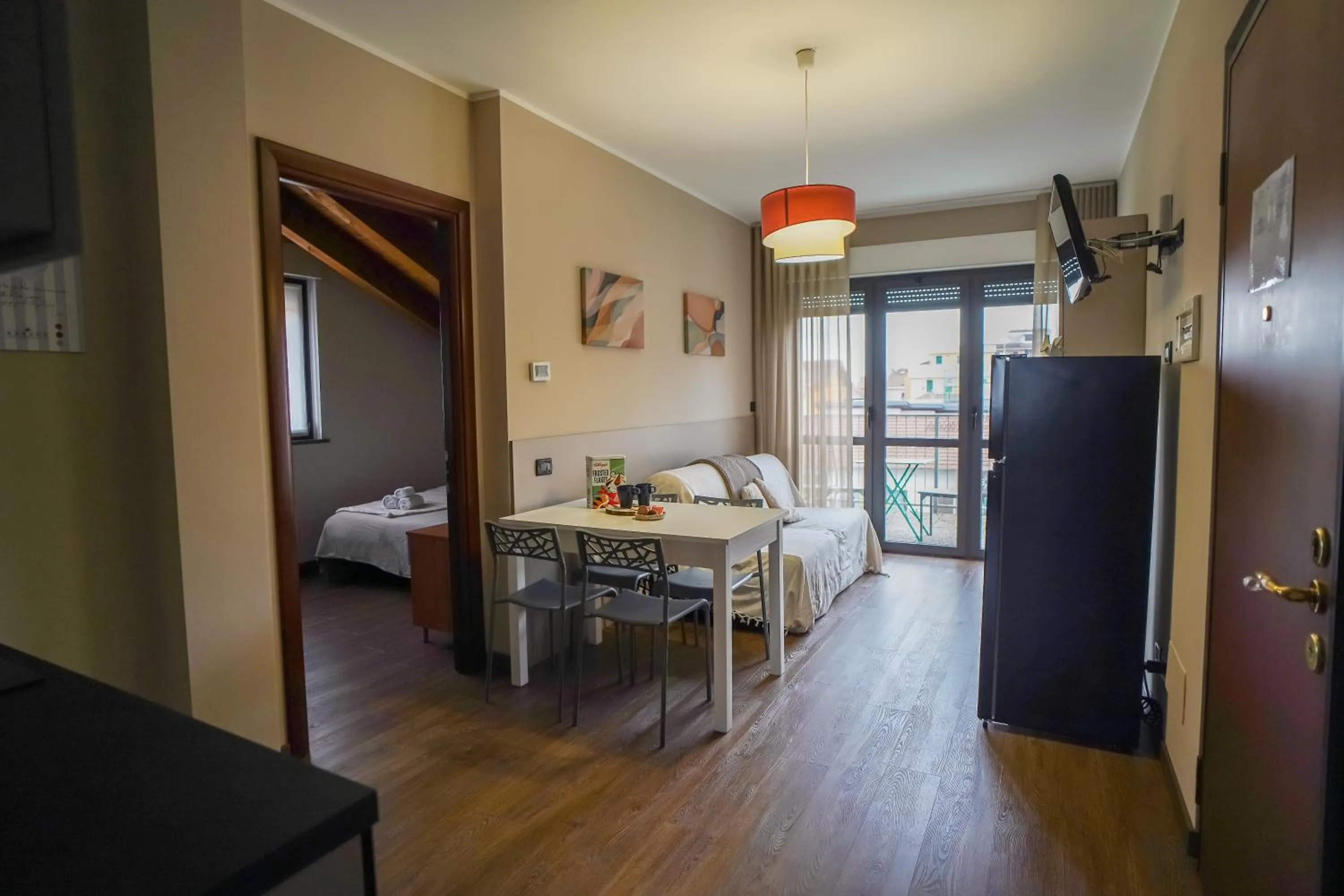 Bed in Bnbook Expo Residence Rho