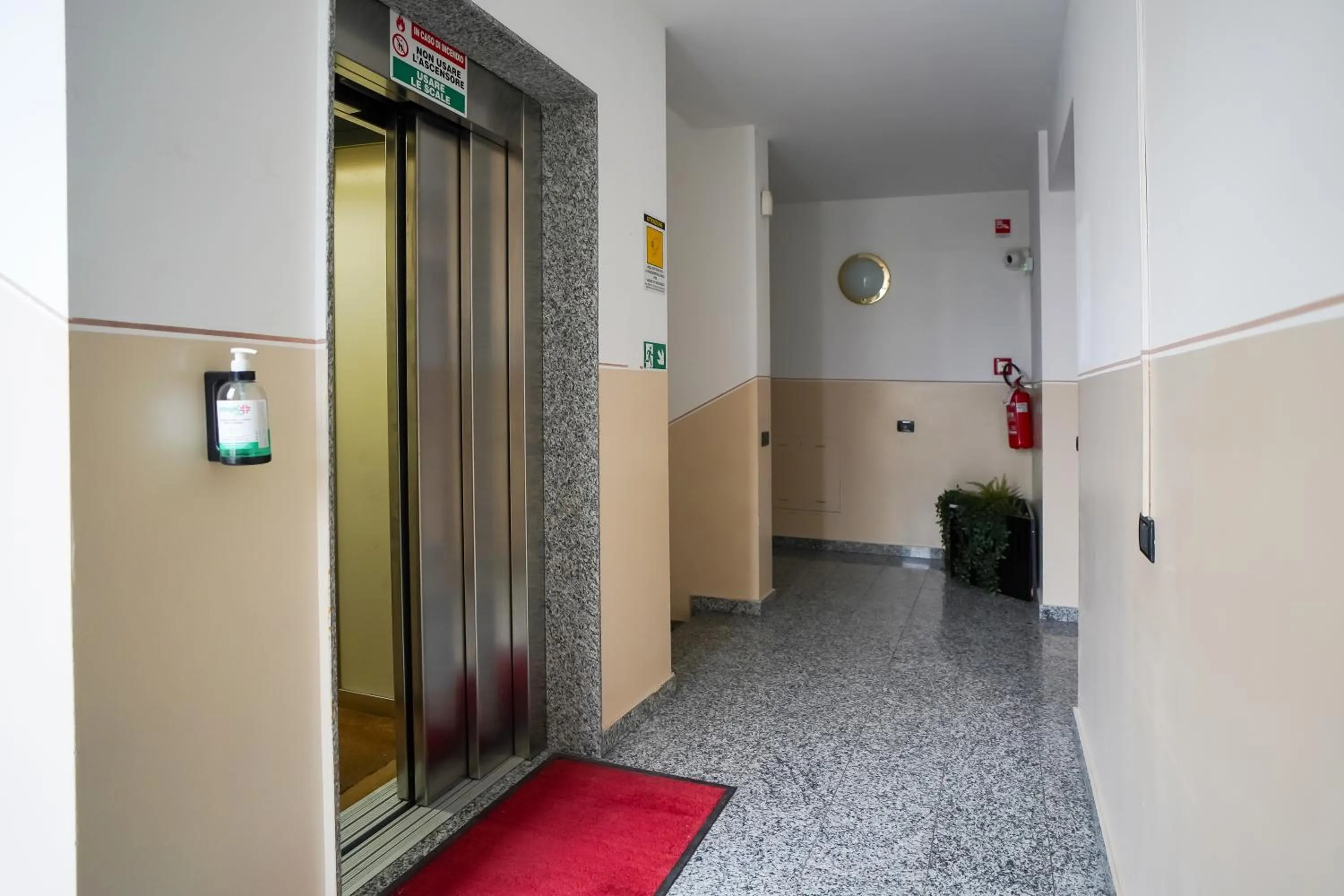 elevator in Bnbook Expo Residence Rho