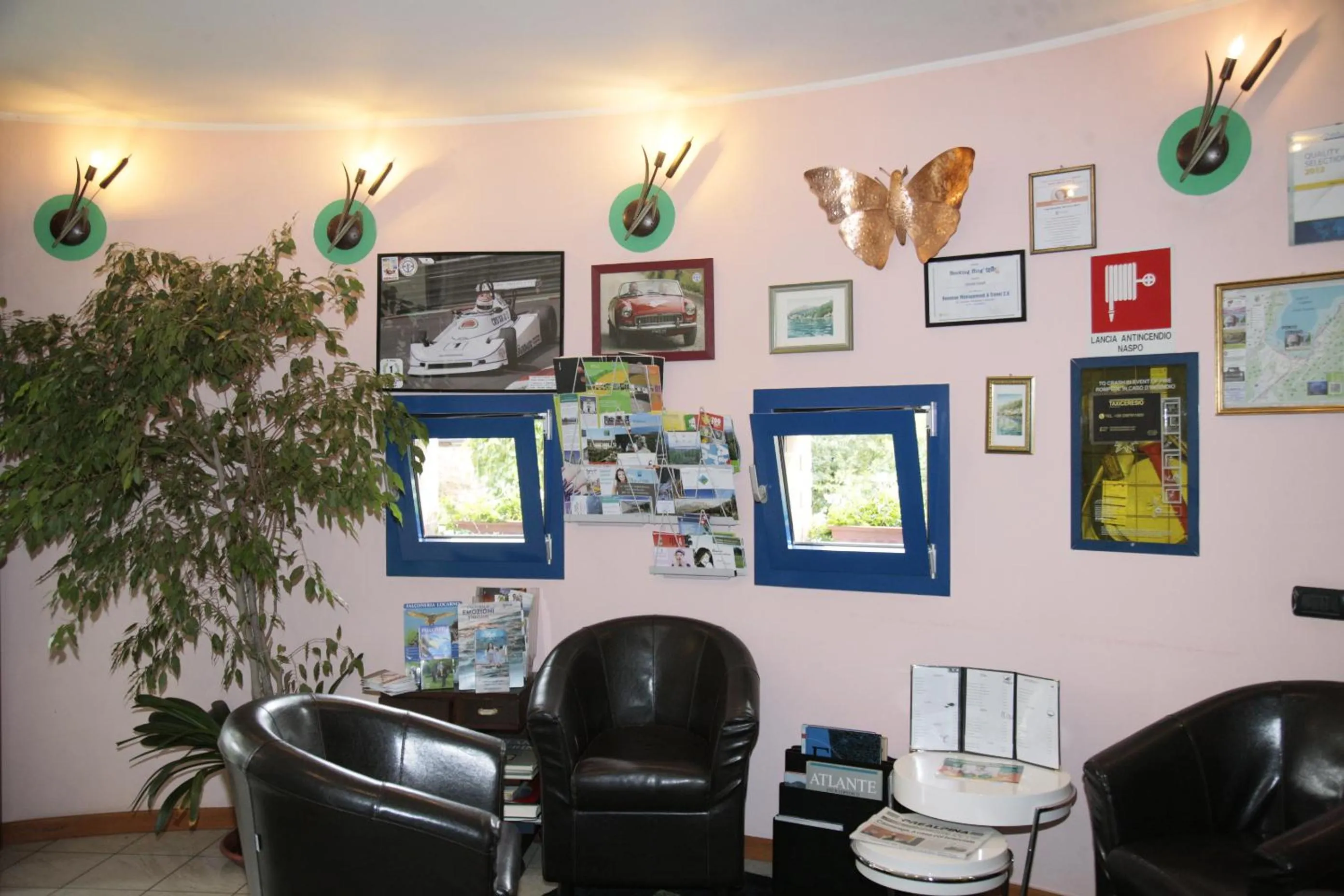 Lobby or reception in Hotel Il Canneto