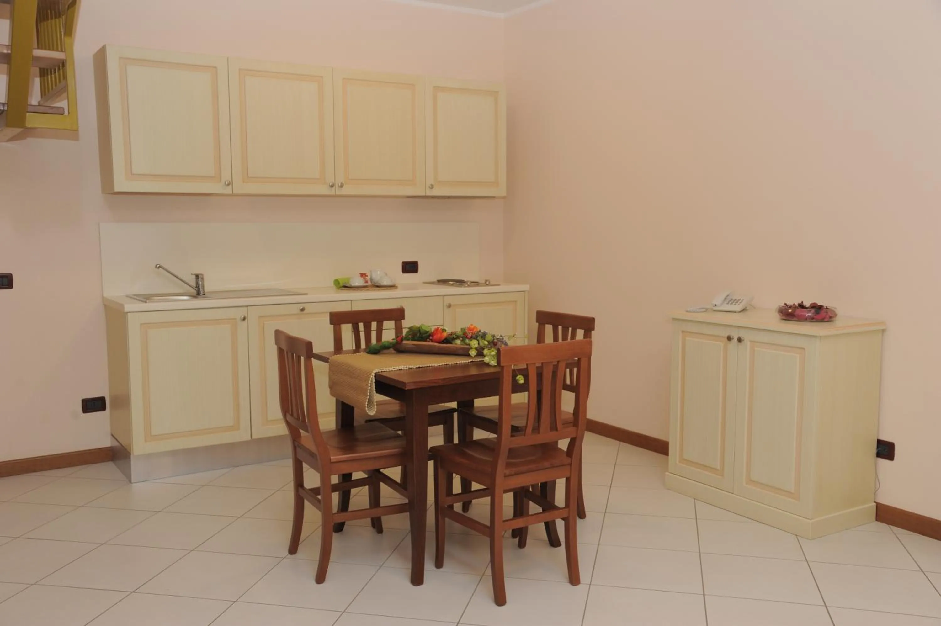 Kitchen or kitchenette in Hotel Plazza