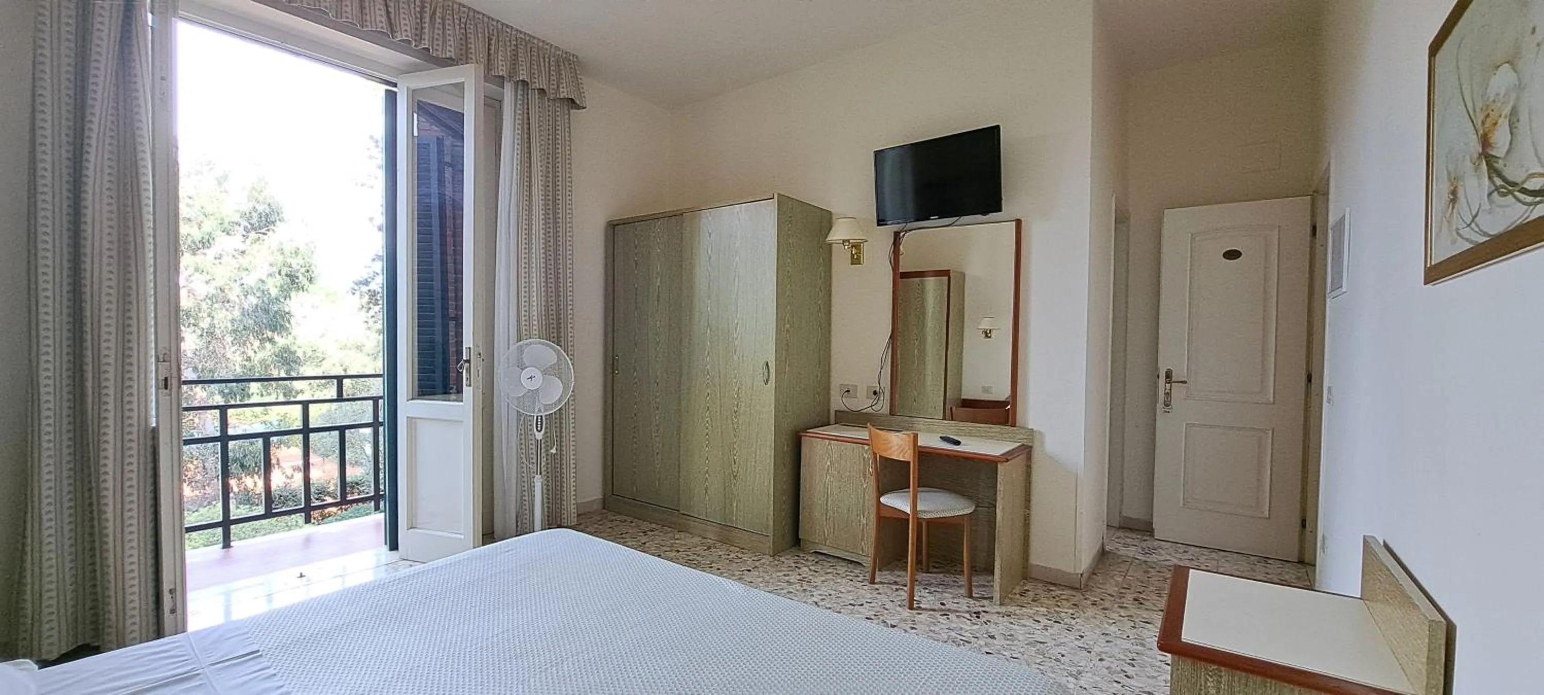 Bed in Hotel Villa Tiziana