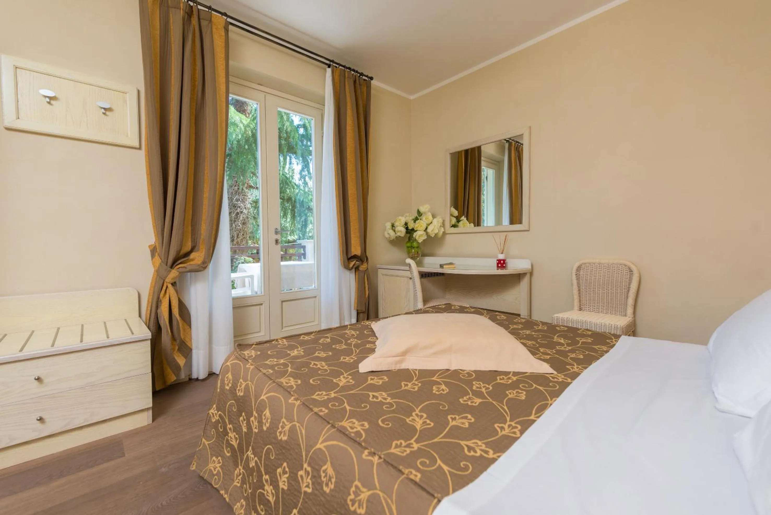 Bed in Hotel Villa Tiziana